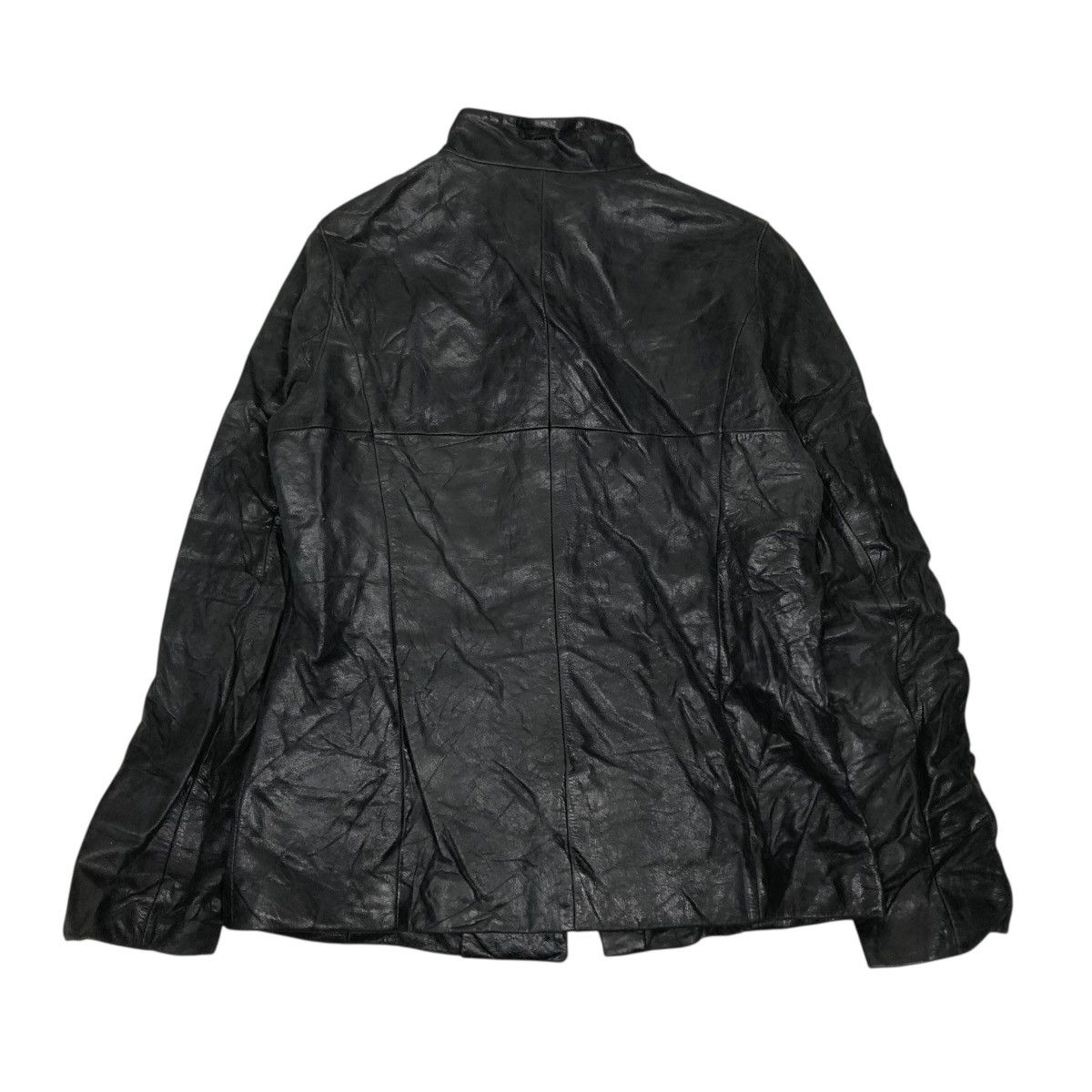Japanese Brand 🔥VINTAGE BIKER SOFT LEATHER JACKET OZOC ISSEY MIYAKE Size US S / EU 44-46 / 1 - 2 Thumbnail