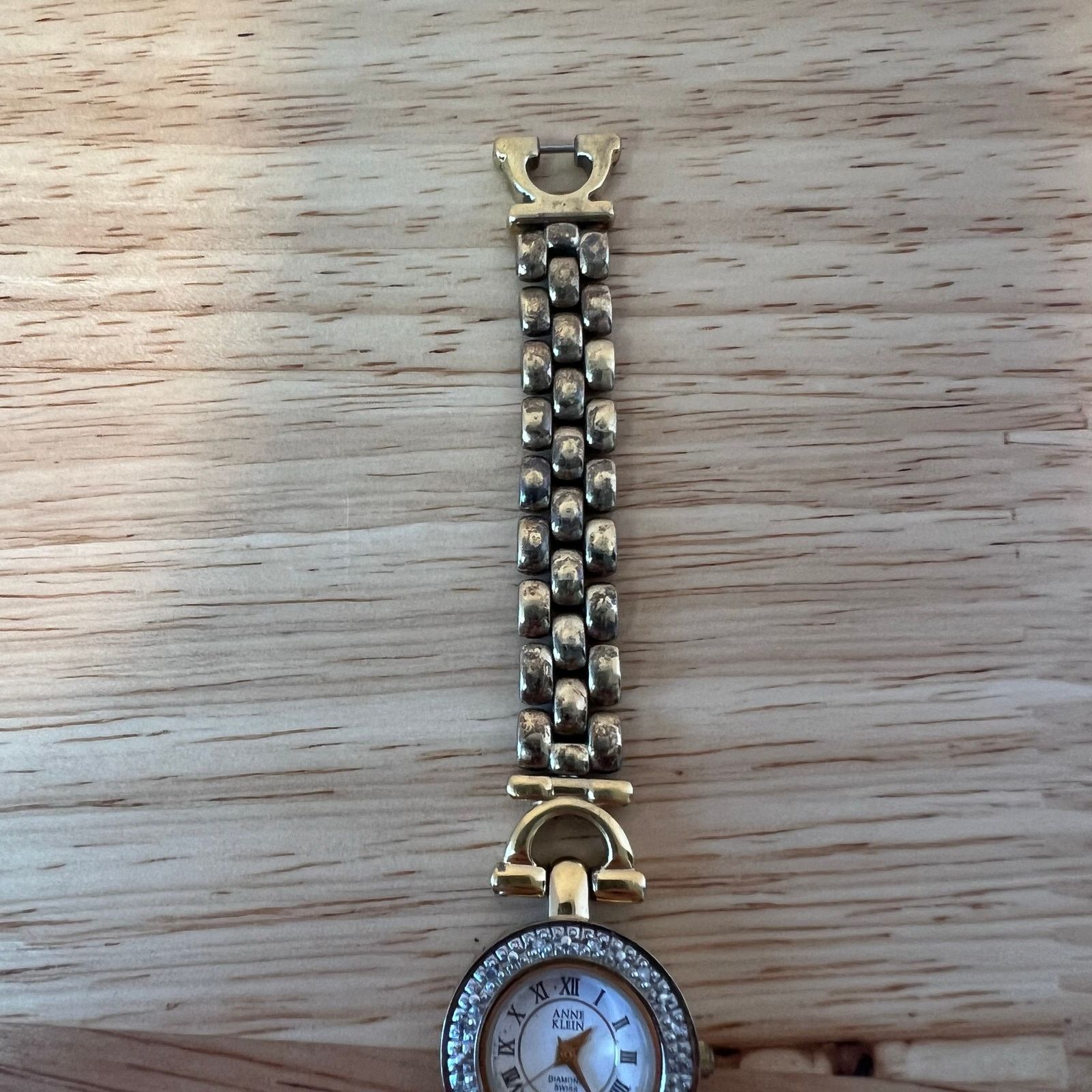Anne Klein Anne Klein Diamond Swiss Watch Two-Tone Gold Silver Crystal Size ONE SIZE - 5 Thumbnail