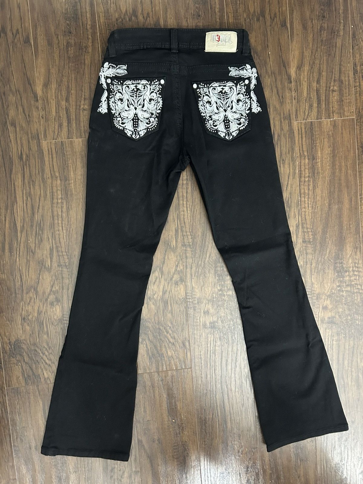 Other Embellished Rebel Bootcut Jeans Size 26" / US 2 / IT 38 - 4 Thumbnail