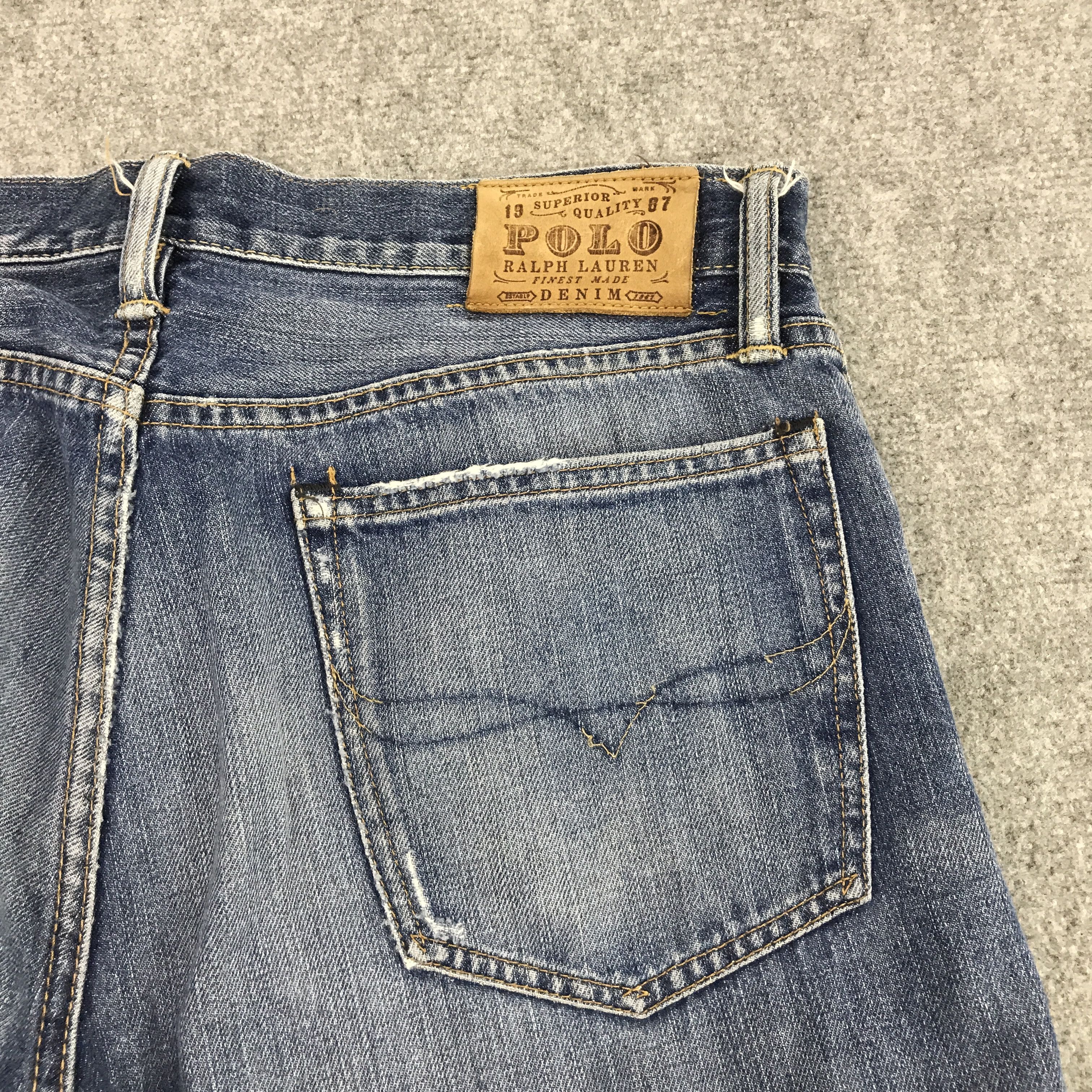 Polo Ralph Lauren POLO RALPH LAUREN DISTRESESSED JEANS Size US 32 / EU 48 - 8 Thumbnail