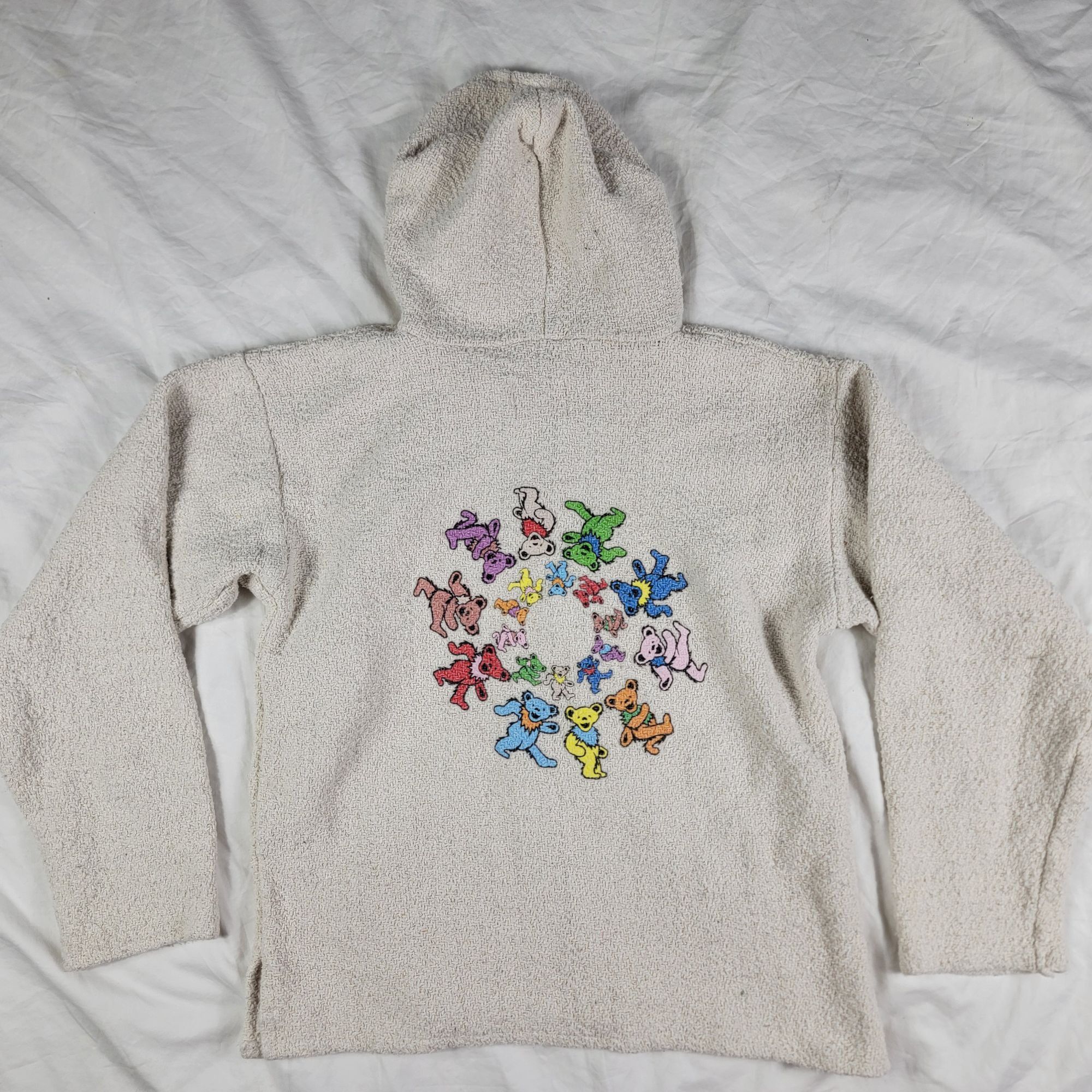 Earth Ragz Grateful Dead Swirling Bears Adults Medium White Natural Baj Size US M / EU 48-50 / 2 - 1 Thumbnail