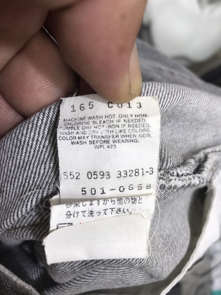 Levi's VL213 Vintage Levis 501 Black Wash Jeans Size US 29 - 13 Thumbnail