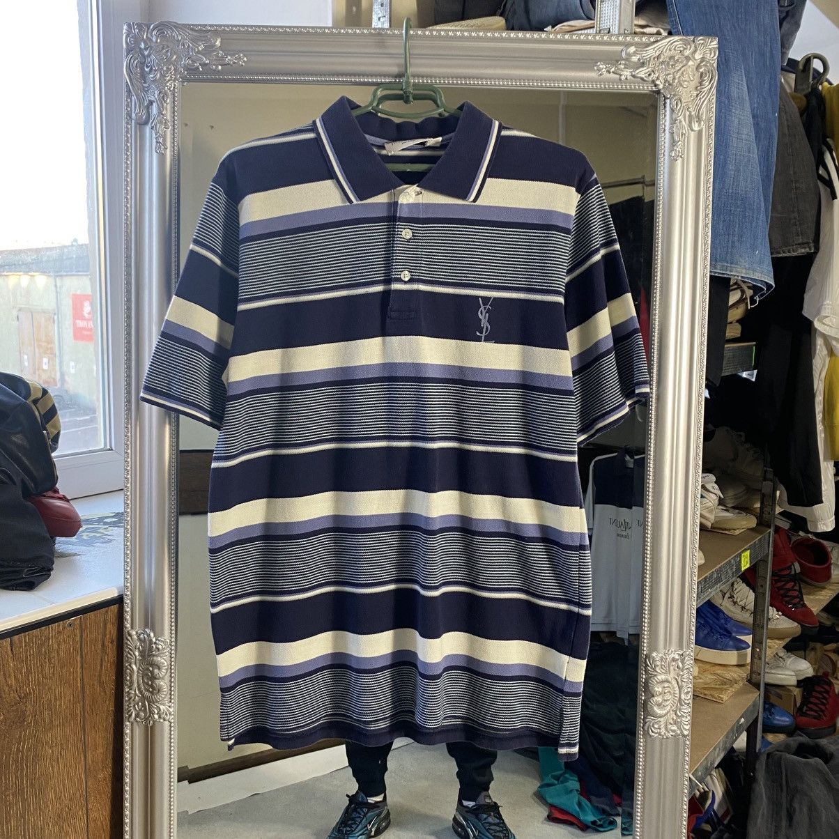 Yves Saint Laurent Vintage Yves Saint Laurent Polo Size US XL / EU 56 / 4 - 1 Thumbnail