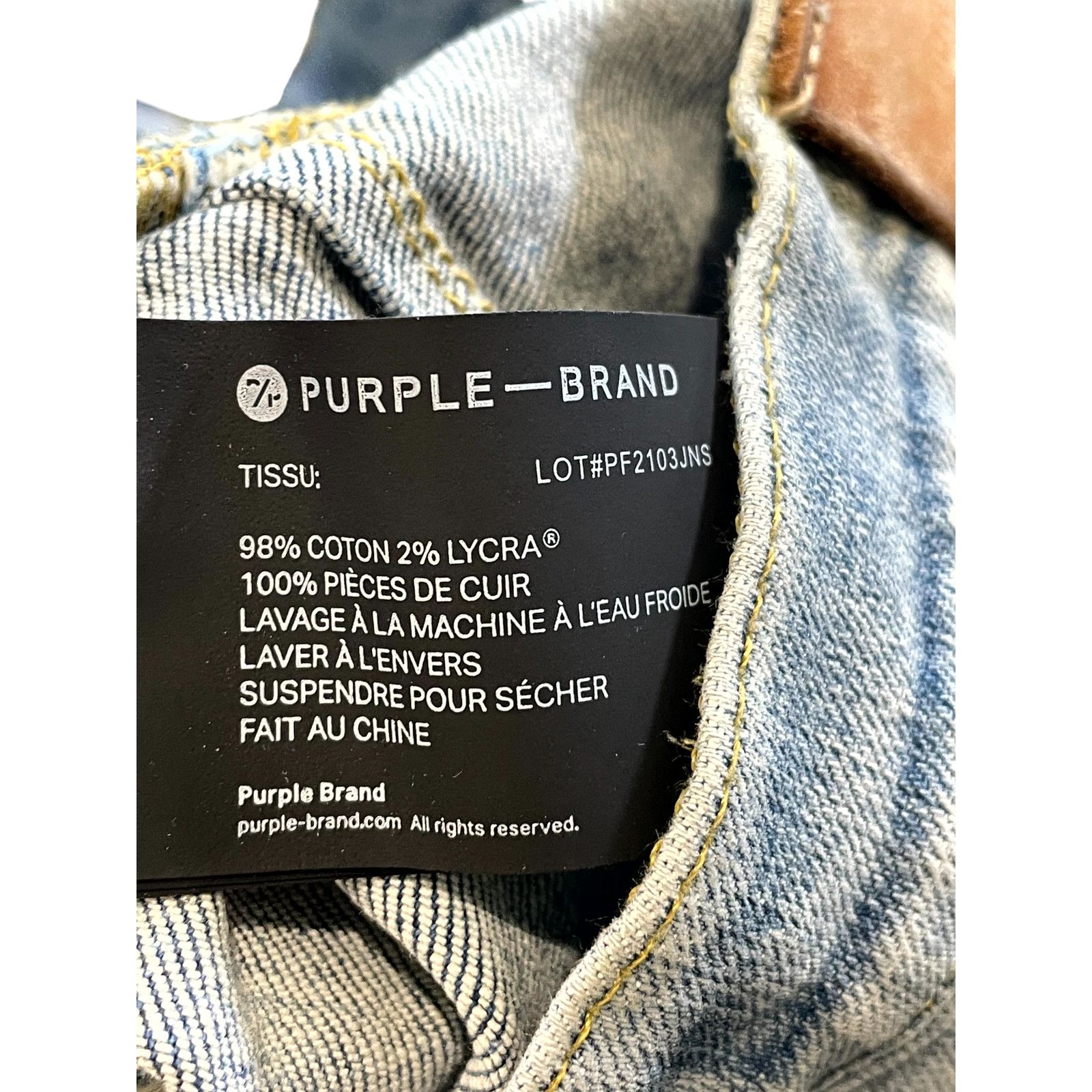 Purple Brand Purple Brand Light Wash Jeans Size US 32 / EU 48 - 8 Thumbnail