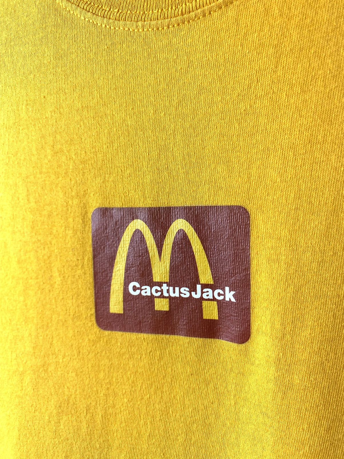 Rap Tees Travis Scott Cactus Jack x McDonalds T Shirt Size US M / EU 48-50 / 2 - 6 Thumbnail
