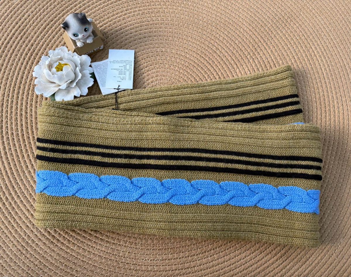 Adidas × Gucci Gucci x Adidas Wool Striped Scarf Size ONE SIZE - 2 Thumbnail
