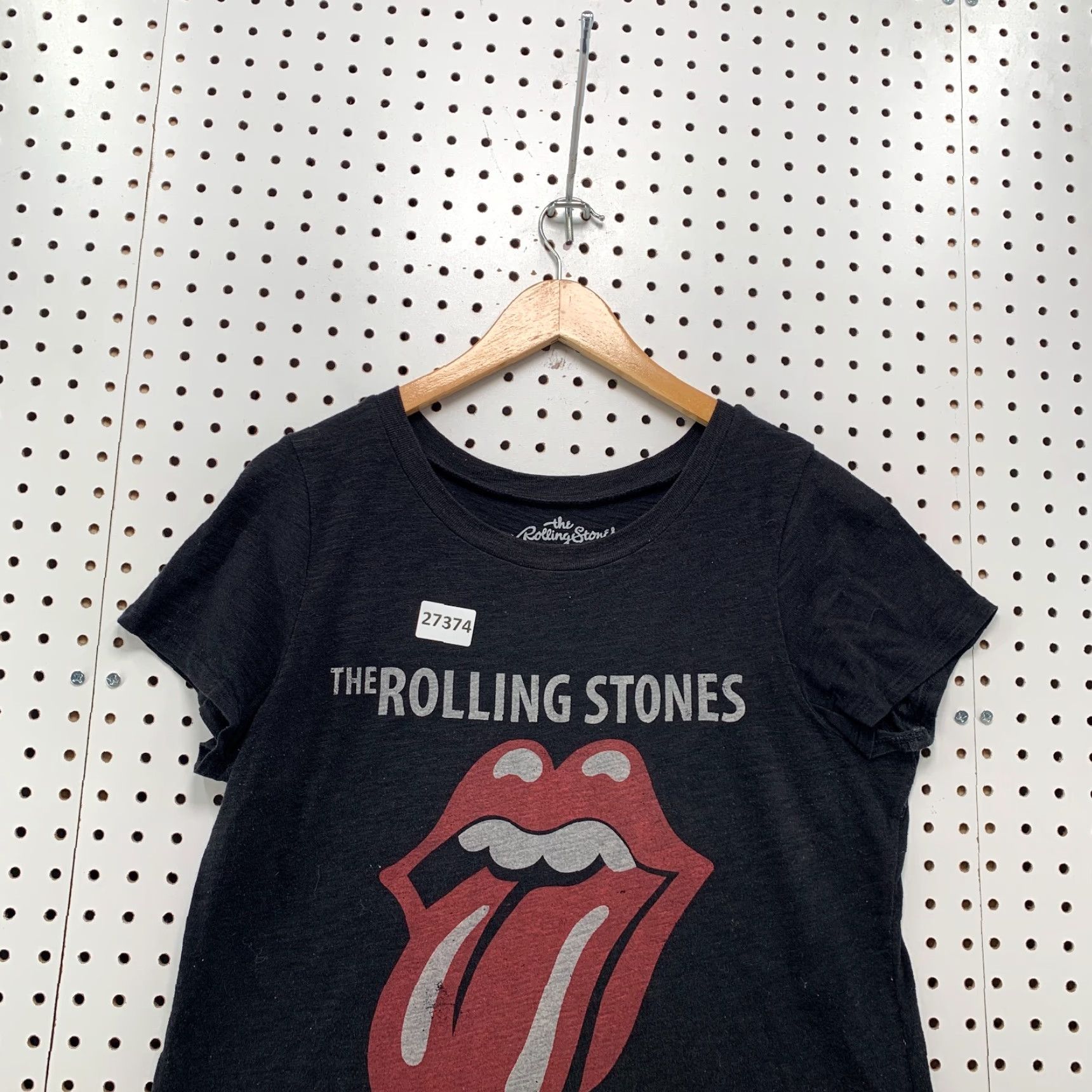 Vintage The rolling Stones Shirt Black Womens M 1975 Tour Graphic Band 19.5x23.5 Size M / US 6-8 / IT 42-44 - 2 Thumbnail