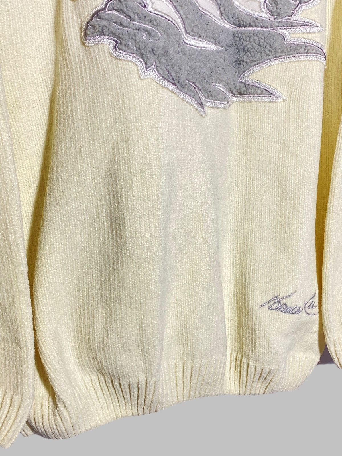 Japanese Brand 🔥 BRUCE LEE Y2K DRAGON KNIT SWEATER MARTIAL ARTS VIBES Size US M / EU 48-50 / 2 - 3 Thumbnail