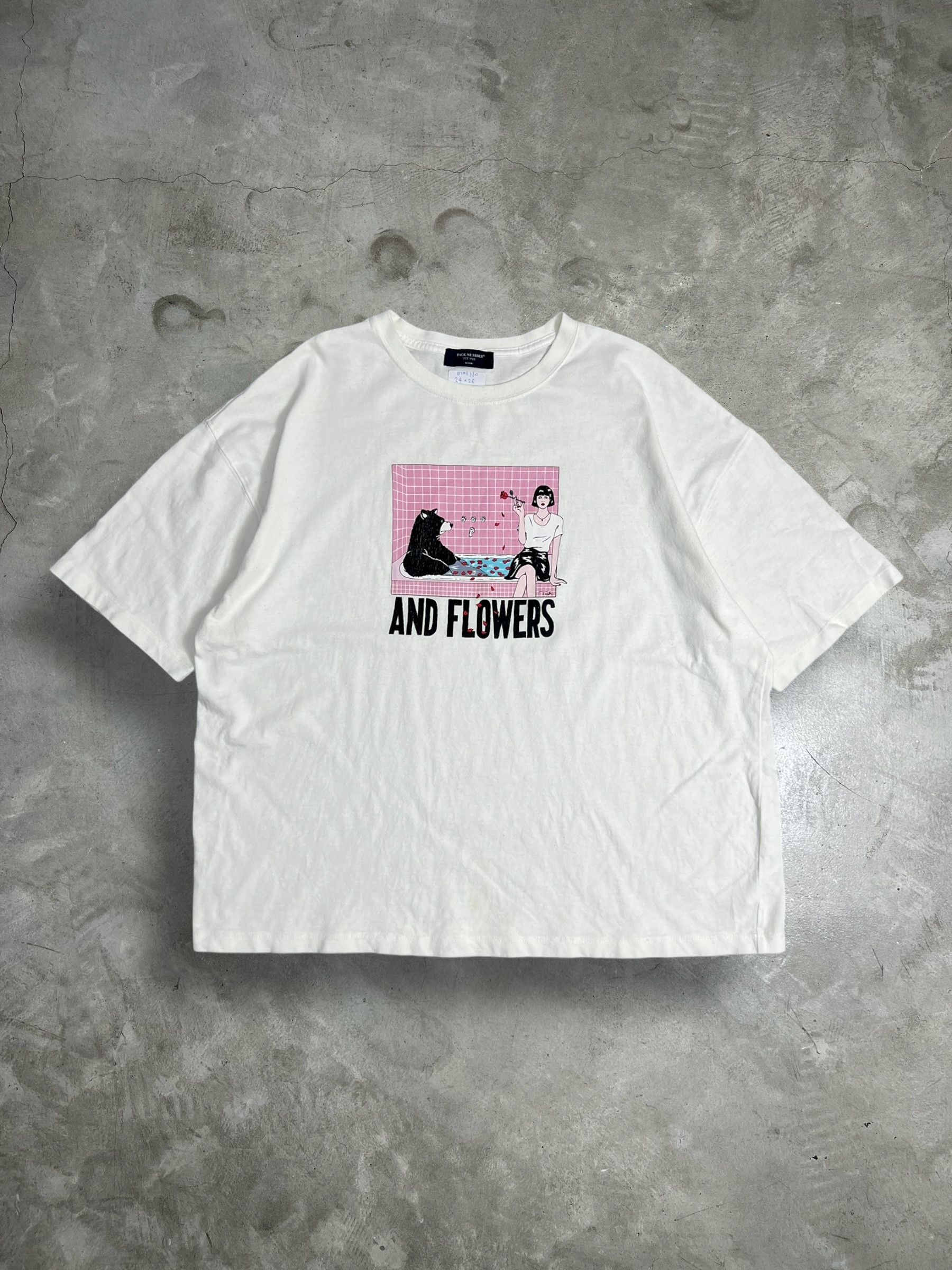 Japanese Brand Back Number Streetwear Y2K Art Crop Top Tee (M) GTME380 Size US M / EU 48-50 / 2 - 1 Thumbnail