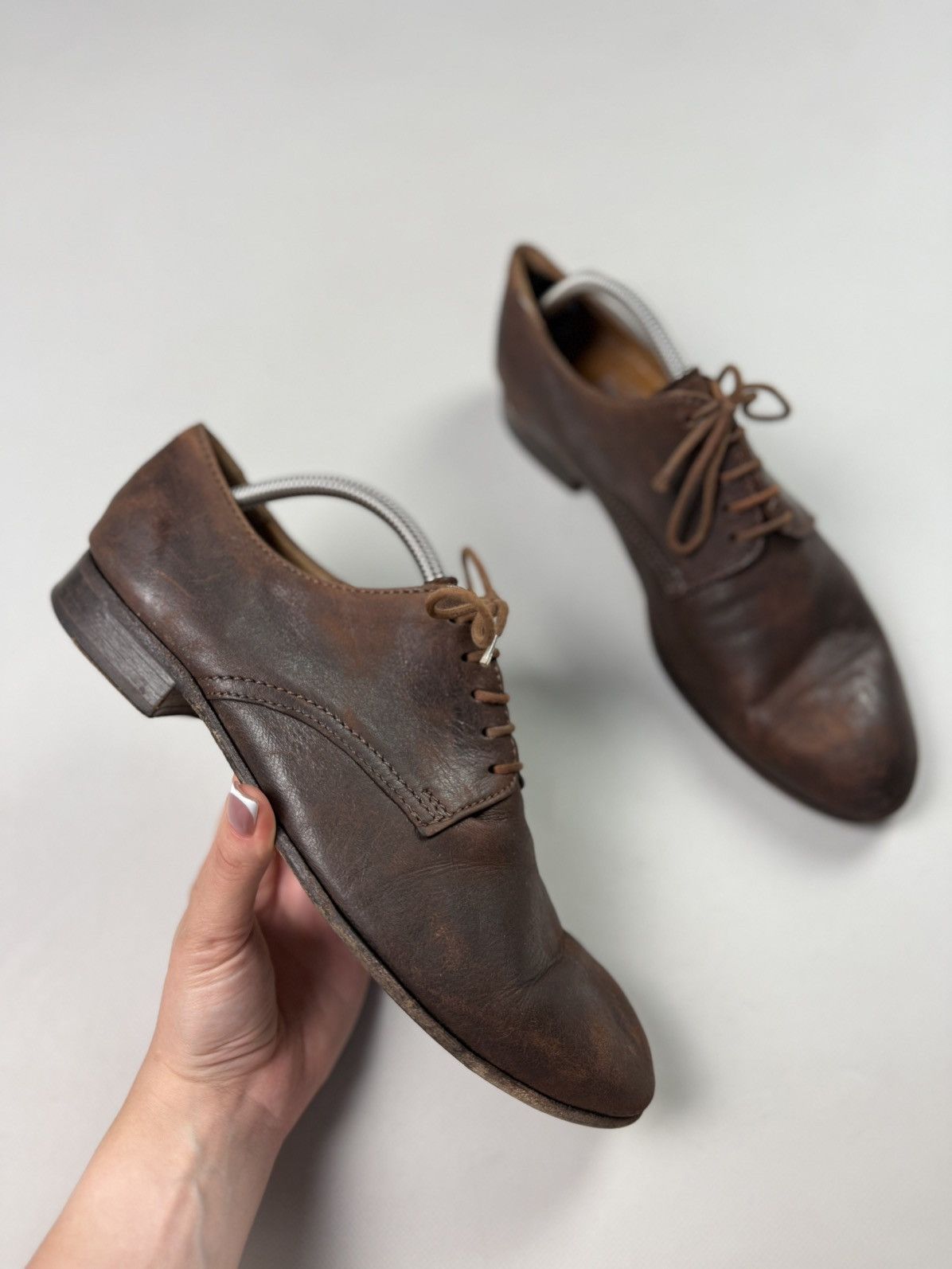MoMA Moma Men’s Avant-Garde Lace Up Leather Formal Oxford Shoes Size US 8 / EU 41 - 5 Thumbnail