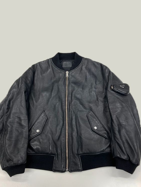 PRADA 21aw ボンバージャケット　PRADA ×RAF SIMONS MA-1プラダprada21awボンバージャケットラフシモンズrafsimons