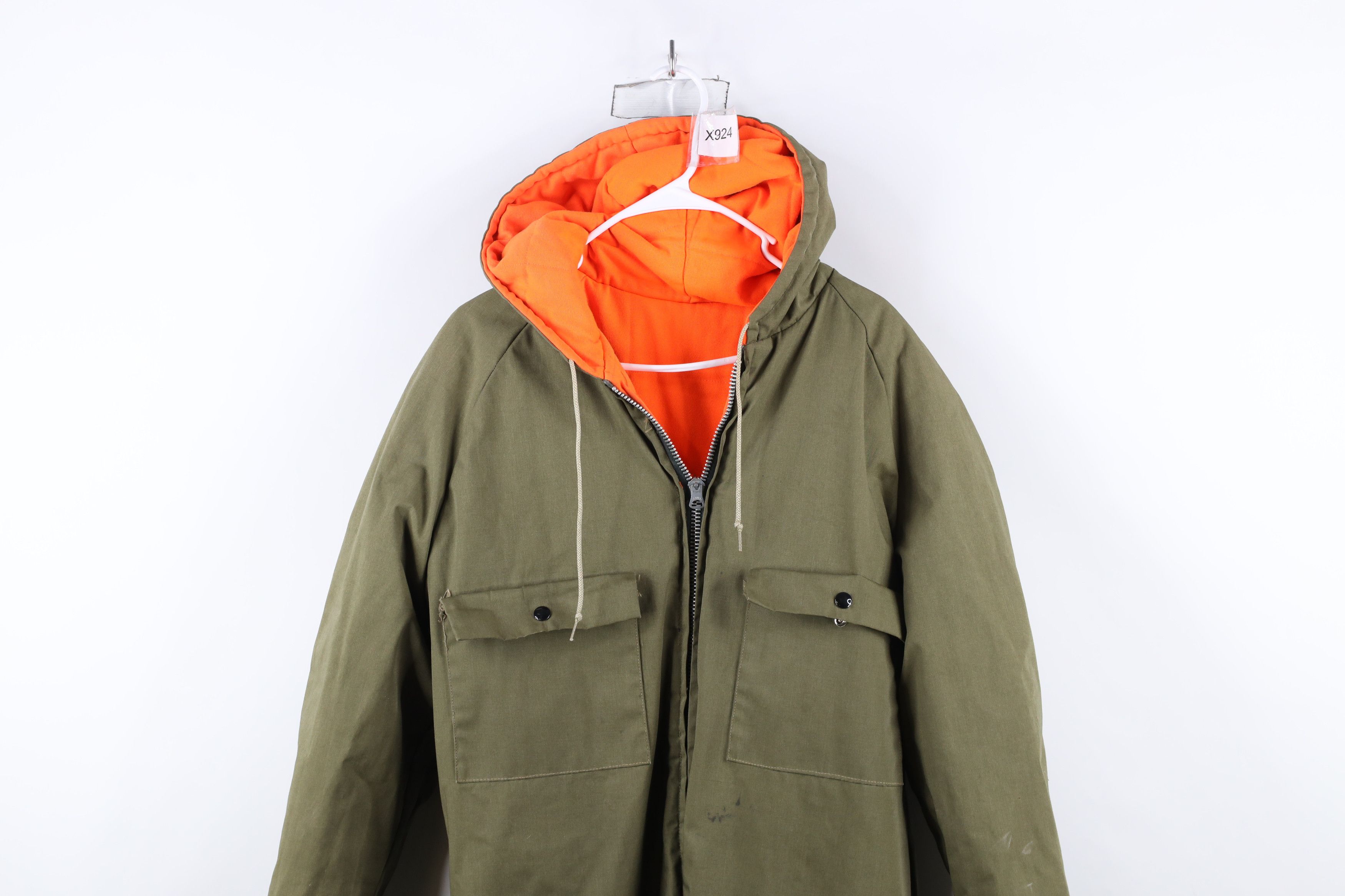 Vintage Vintage 70s Heavyweight Quilted Reversible Hooded Snow Suit Size US L / EU 52-54 / 3 - 16 Thumbnail