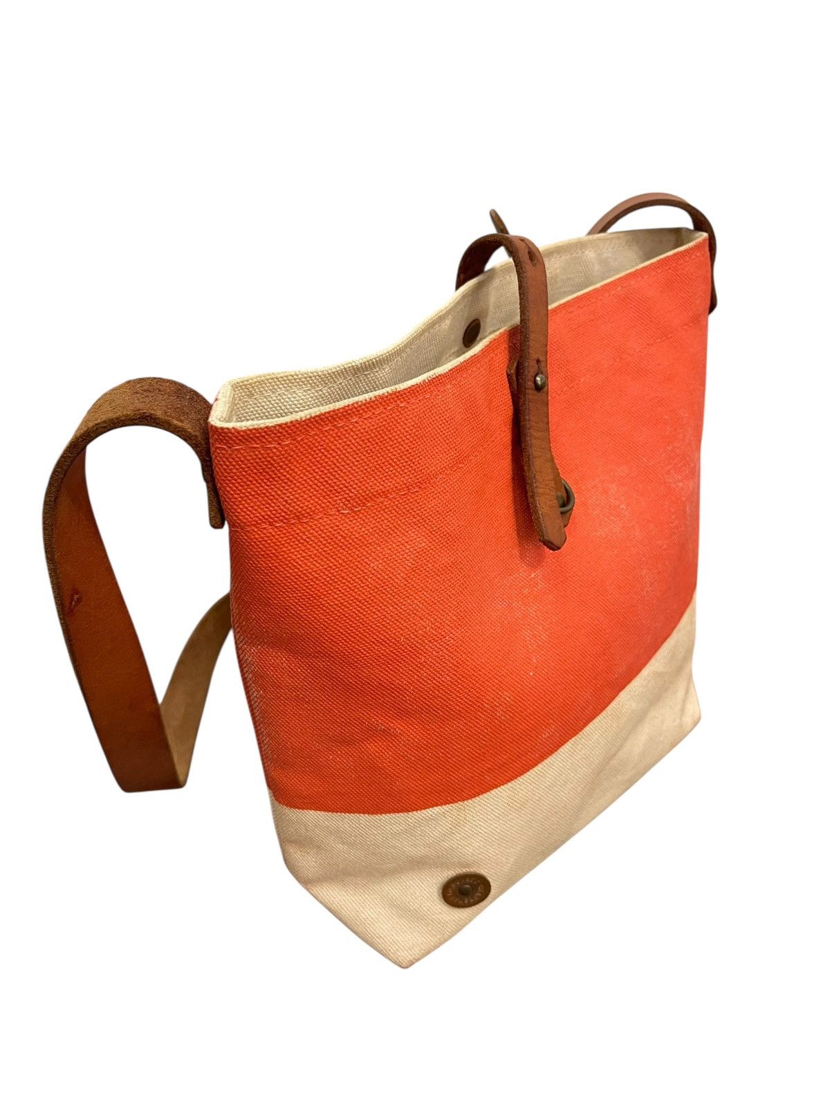 Comme des Garcons × Stussy Leather Cotton Coated Sunset Craftman Cross Body Bag 7🟩 Size ONE SIZE - 10 Thumbnail