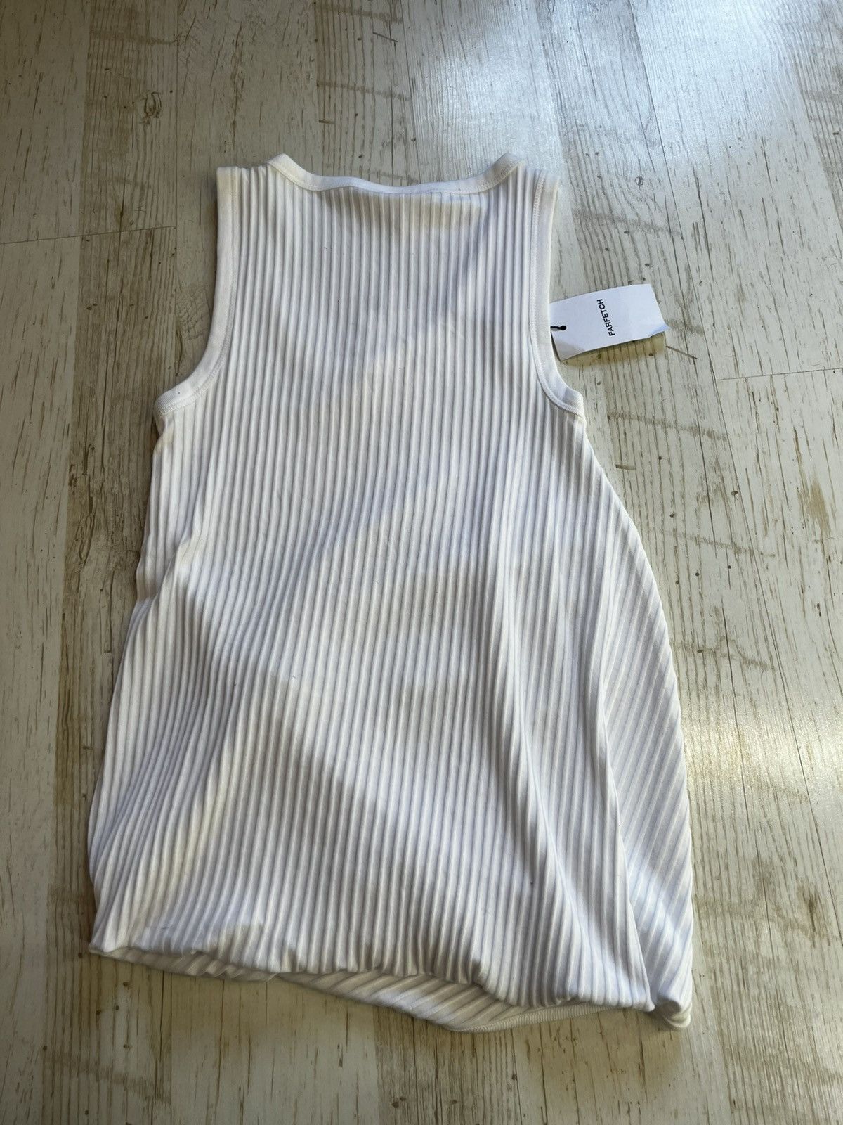 Dries Van Noten Dries Van Noten Hoga Asymmetric Ribbed Tank Top Size XS / US 0-2 / IT 36-38 - 8 Thumbnail