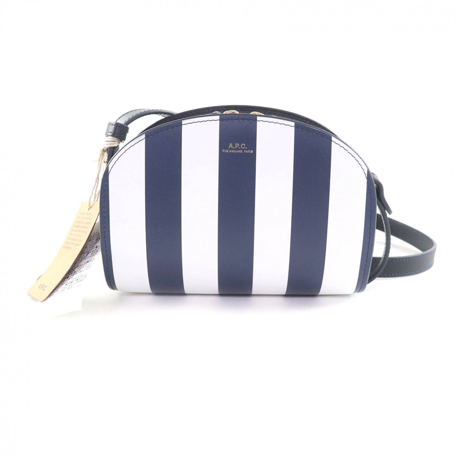 Other A.P.C A.P.C. sac demi-lune leather shoulder bag Leather Shoulder Bag PXBSZ-F61392 DUTY FREE for USA Size ONE SIZE - 1 Thumbnail