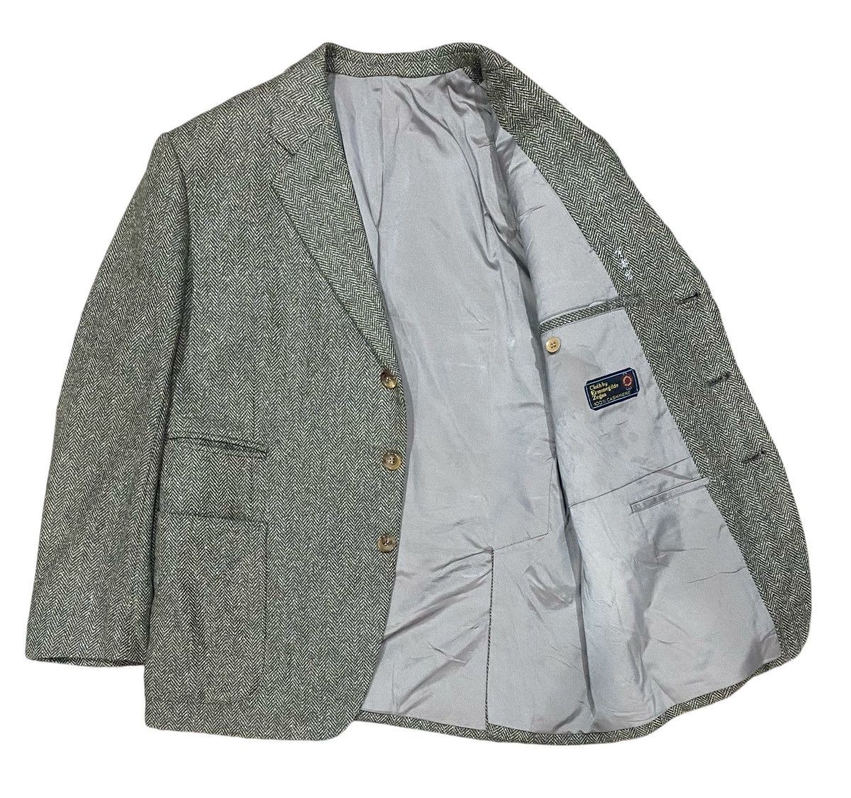 Designer × Ermenegildo Zegna Vintage ERMENEGILDO ZEGNA Cashmeer Blazer Size 42R - 13 Thumbnail