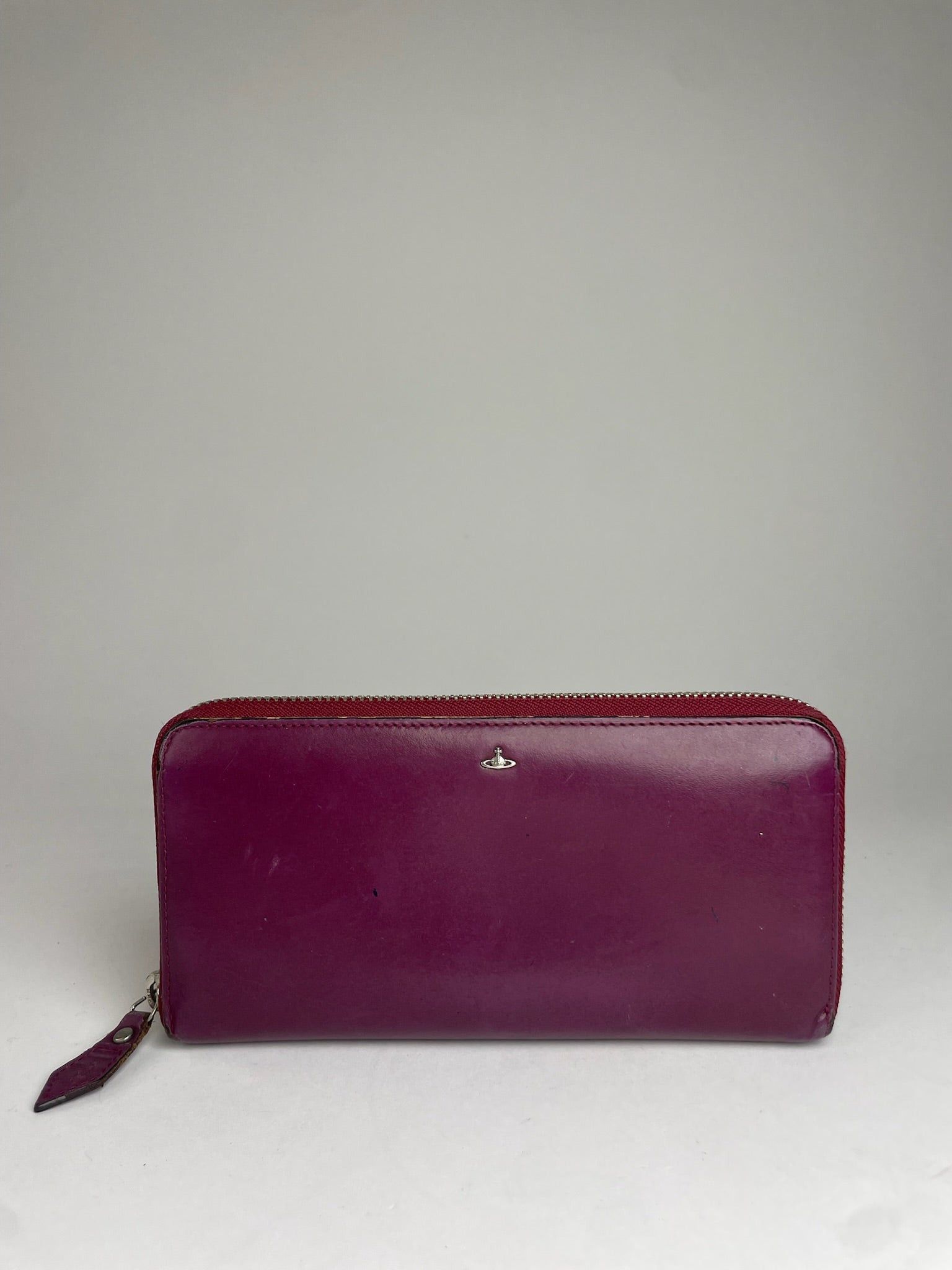 Vivienne Westwood Vintage Leather Wallet Purple Size ONE SIZE - 1 Thumbnail