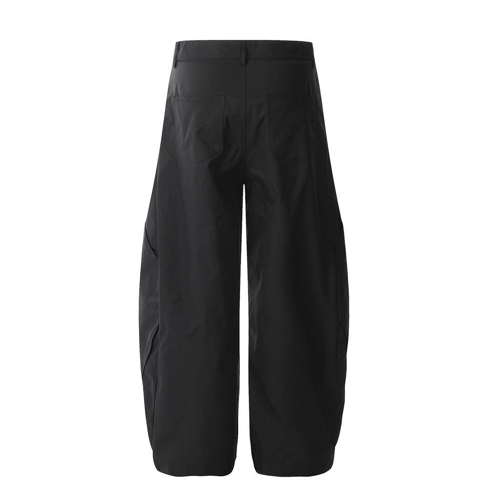 Japanese Brand × Vintage Men's loose simple street fashion rivet scimitar pants Size US 32 / EU 48 - 3 Thumbnail