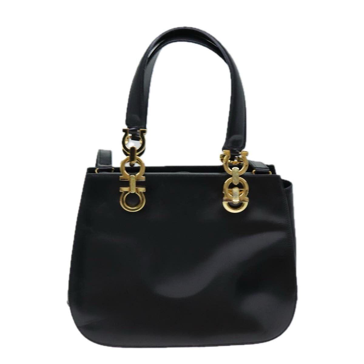 Salvatore Ferragamo Salvatore Ferragamo Hand Bag Leather Black Size ONE SIZE - 2 Thumbnail