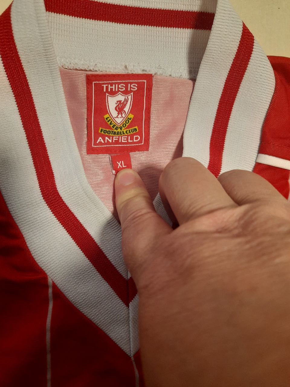 Other Anfield Liverpool Jersey European Cup Final Rome 1984 Size US XL / EU 56 / 4 - 7 Thumbnail