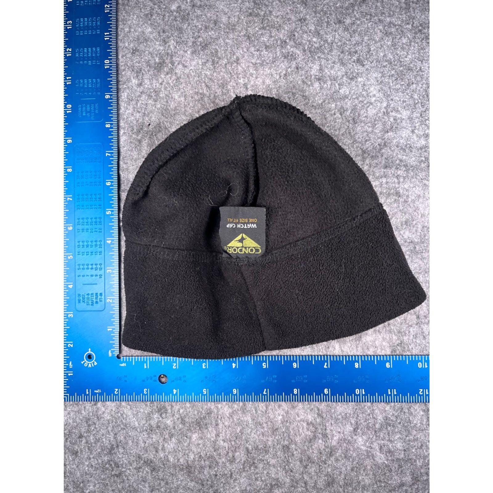 Vintage Condor Beanie Toque Adult One Size Black 100% Polyester Fleece Winter Tactical Hat/Cap Mens Beanie Winter Black Condor 100% Polyester Fleece One Size Size US M / EU 48-50 / 2 - 5 Thumbnail