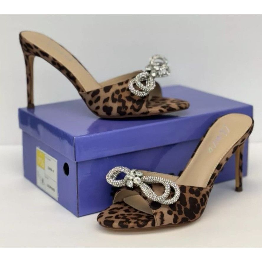 Other LILIANA / Zaha-4 / Leopard Print / High Heel / Mules / With Size US 8 / IT 38 - 7 Thumbnail