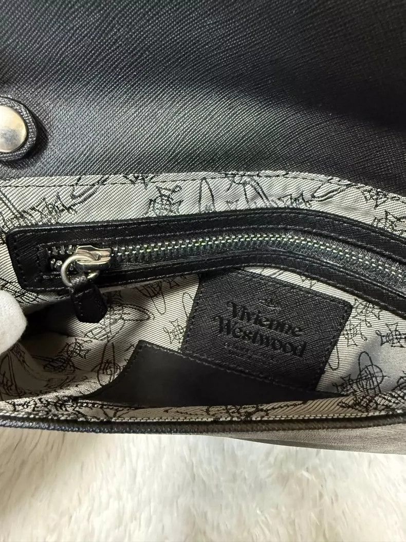 Vivienne Westwood Vivienne Westwood size os Saturn leather black long strip u Size ONE SIZE - 6 Thumbnail