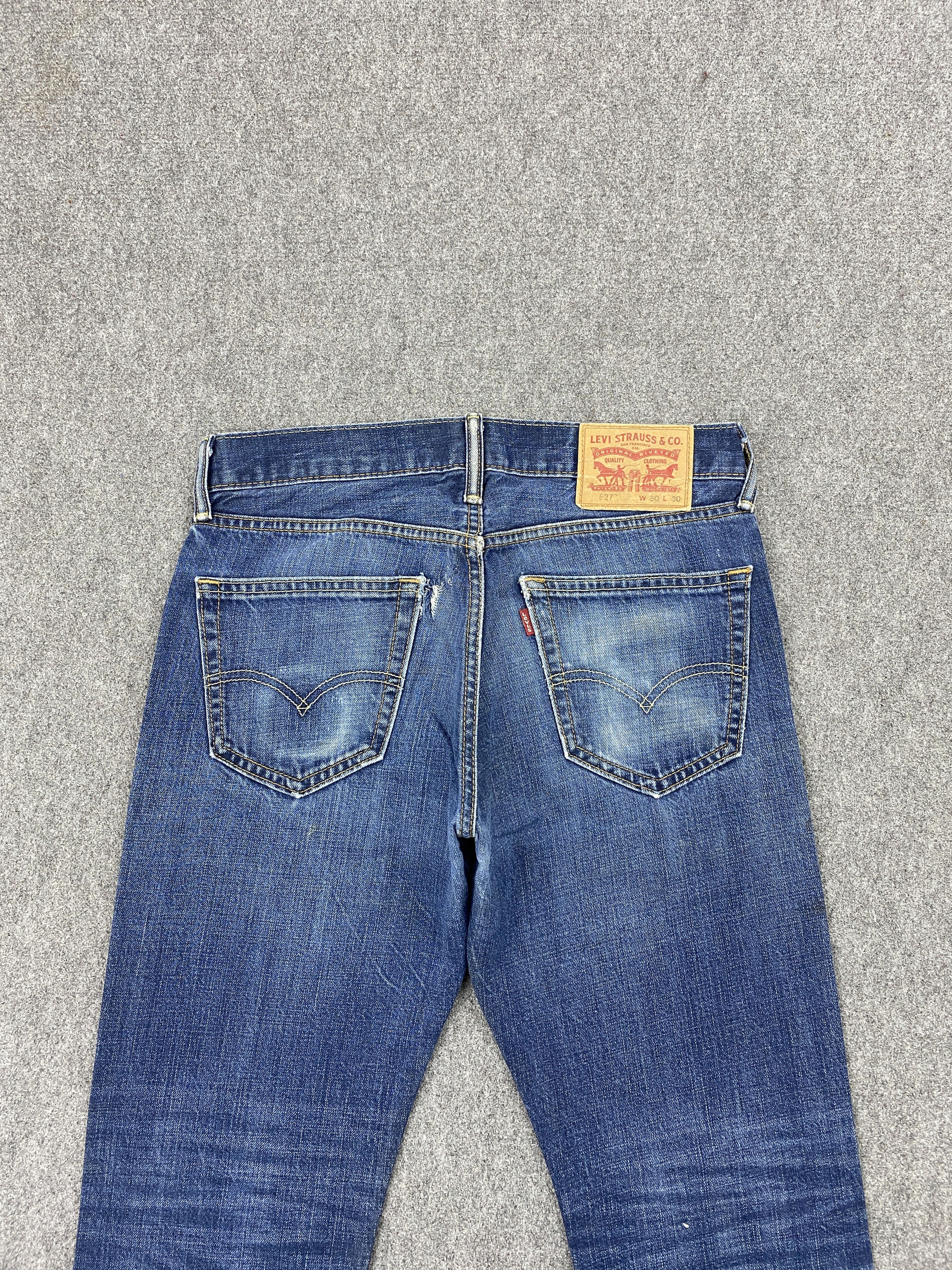 Levi's × Vintage Splatter Paint Vintage Levi's 527 Bootcut Jeans Size US 30 / EU 46 - 4 Thumbnail