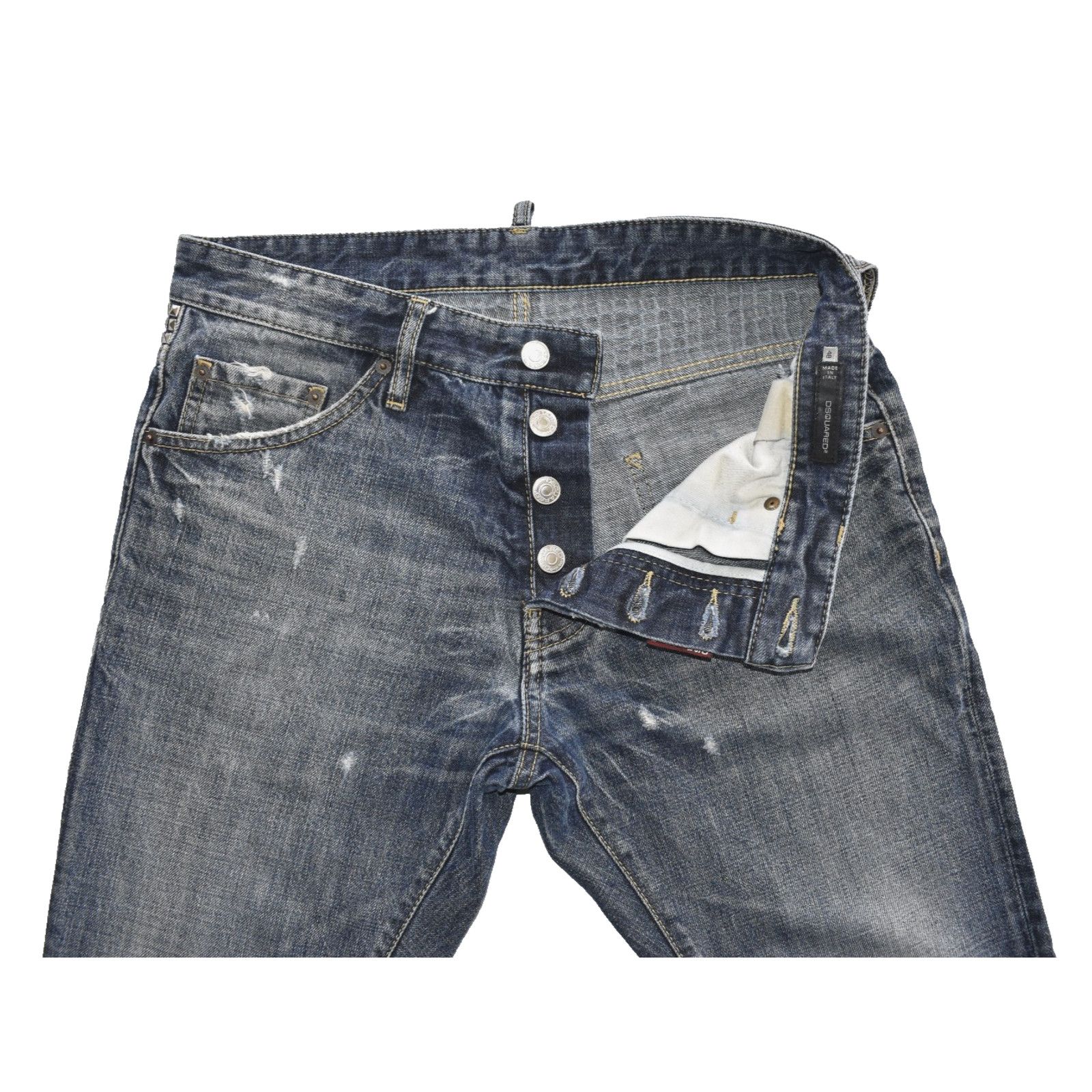 Dsquared2 DSQUARED2 Distressed Studded On The Back Jeans Size IT 48 Size US 32 / EU 48 - 5 Thumbnail