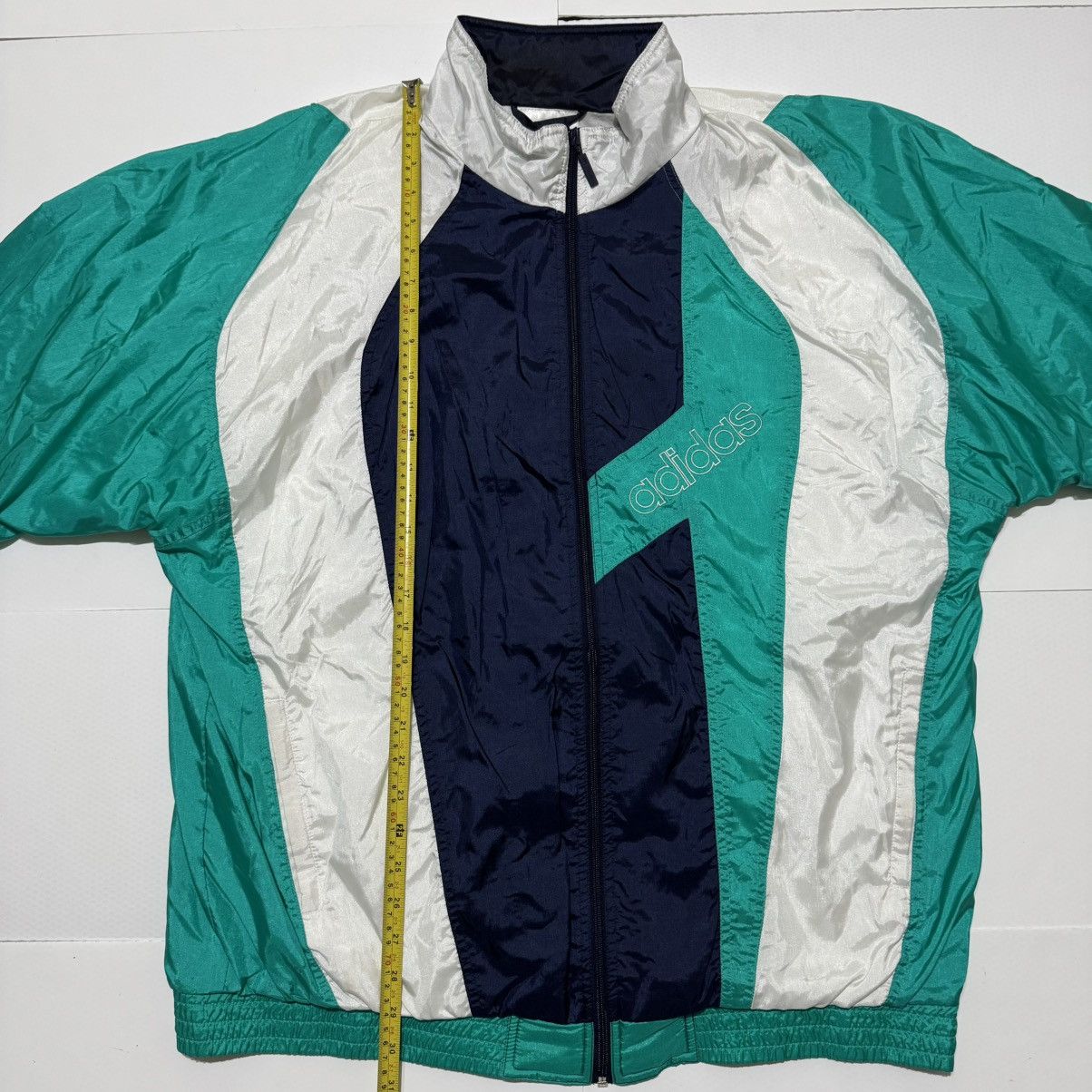 Adidas × Vintage Adidas Vintage Windbreaker Track Top Jacket 90’s Retro Size US XL / EU 56 / 4 - 2 Thumbnail