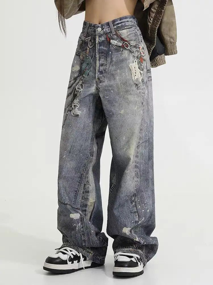 Designer × Japanese Brand Vintage Loose Streetwear Hip Hop Casual Pants Size US 31 - 2 Thumbnail