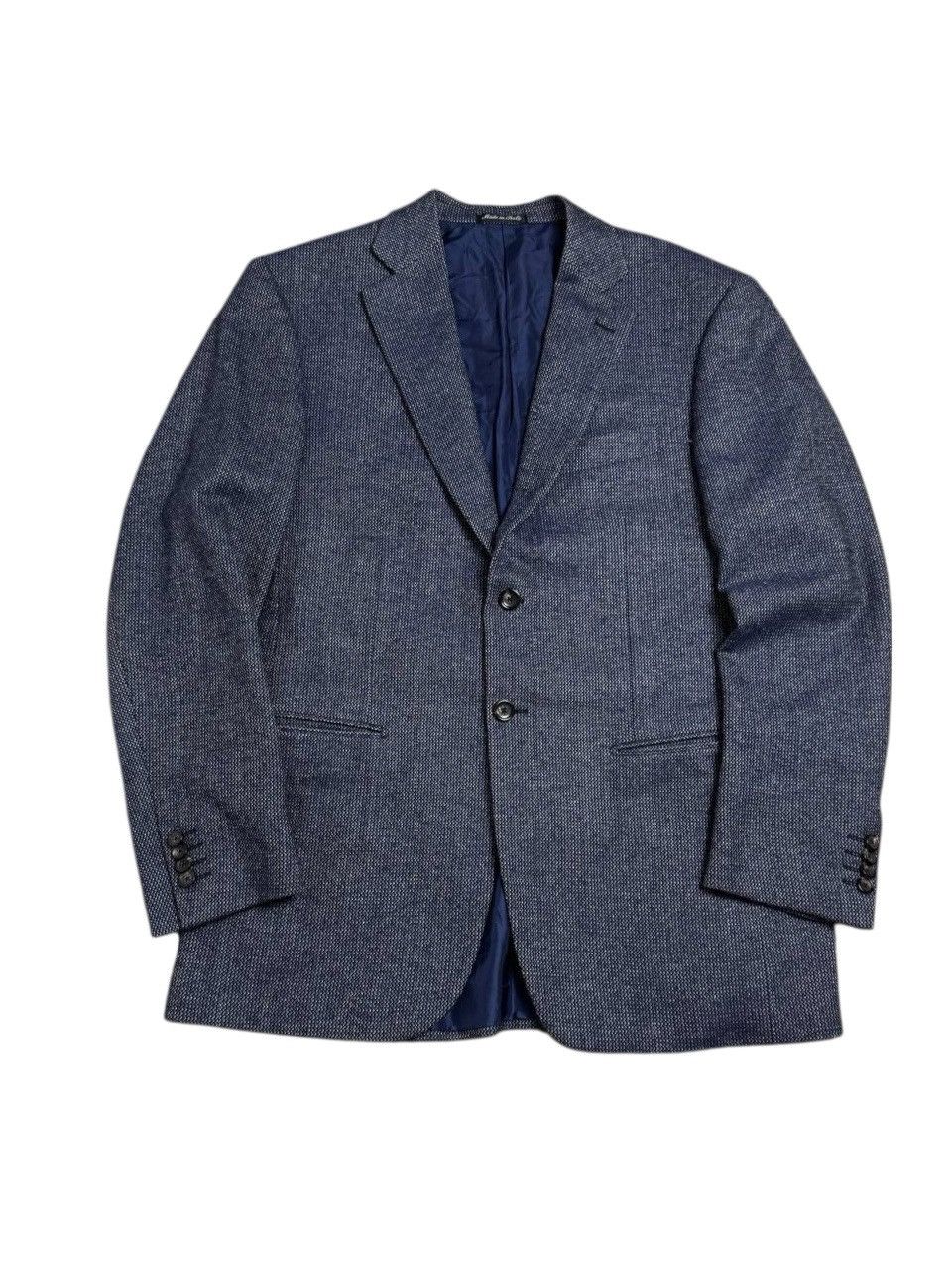 Pal Zileri PAL ZILERI Cashmere Silk Wool Blazer Tweed Coat Size 50R - 1 Thumbnail