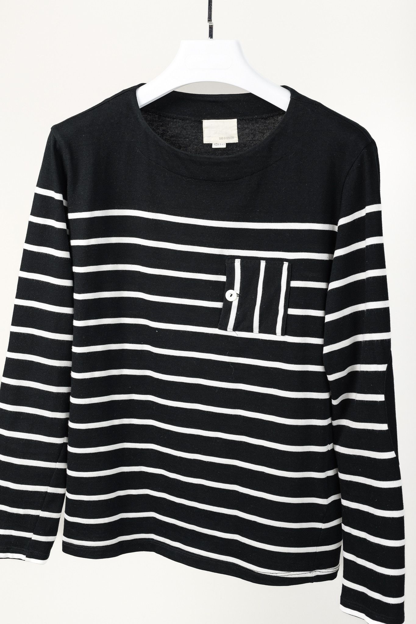 Band Of Outsiders Band of Outsiders Striped Cotton 3/4-Sleeve T-Shirt Size US S / EU 44-46 / 1 - 3 Thumbnail