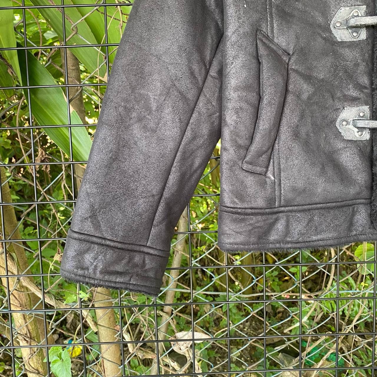 Japanese Brand × Seditionaries × semanticdesign Vtg DematicDesign Fluffy Black Moto Jacket Size US S / EU 44-46 / 1 - 4 Thumbnail