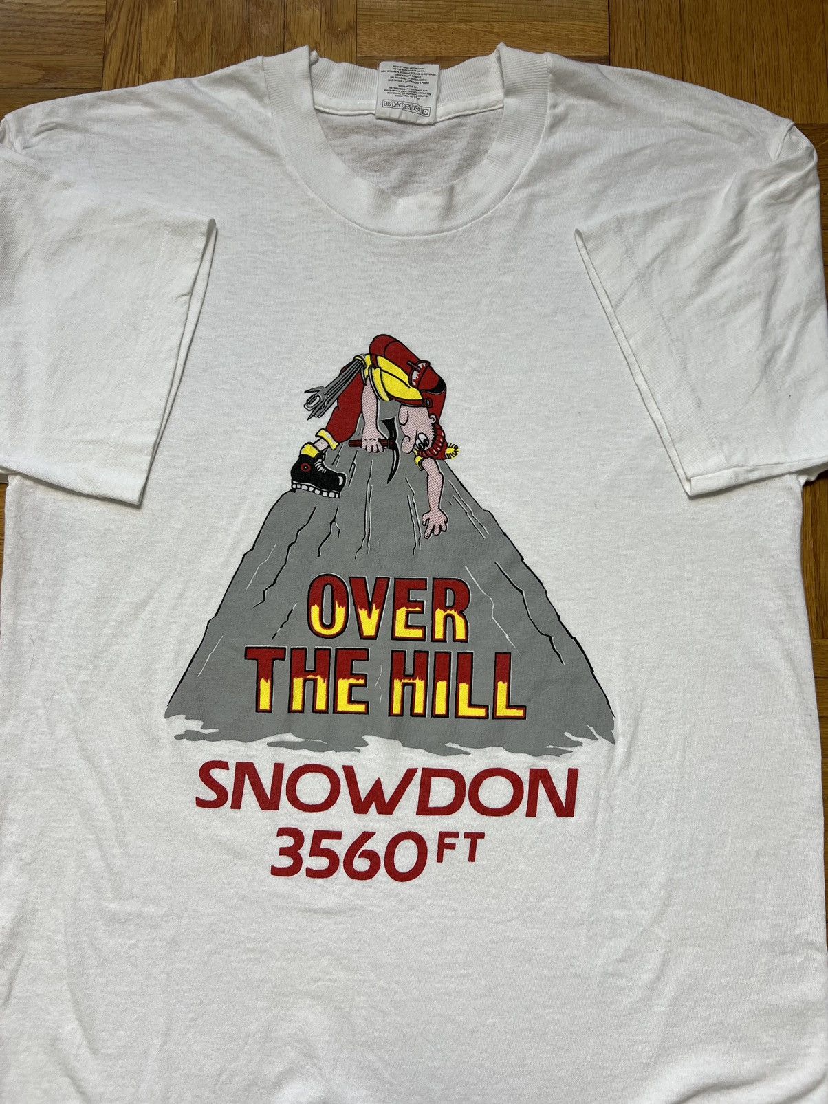 Vintage Tshirt Snowdon 3560FT vintage 80’s single stitch Size US M / EU 48-50 / 2 - 1 Thumbnail