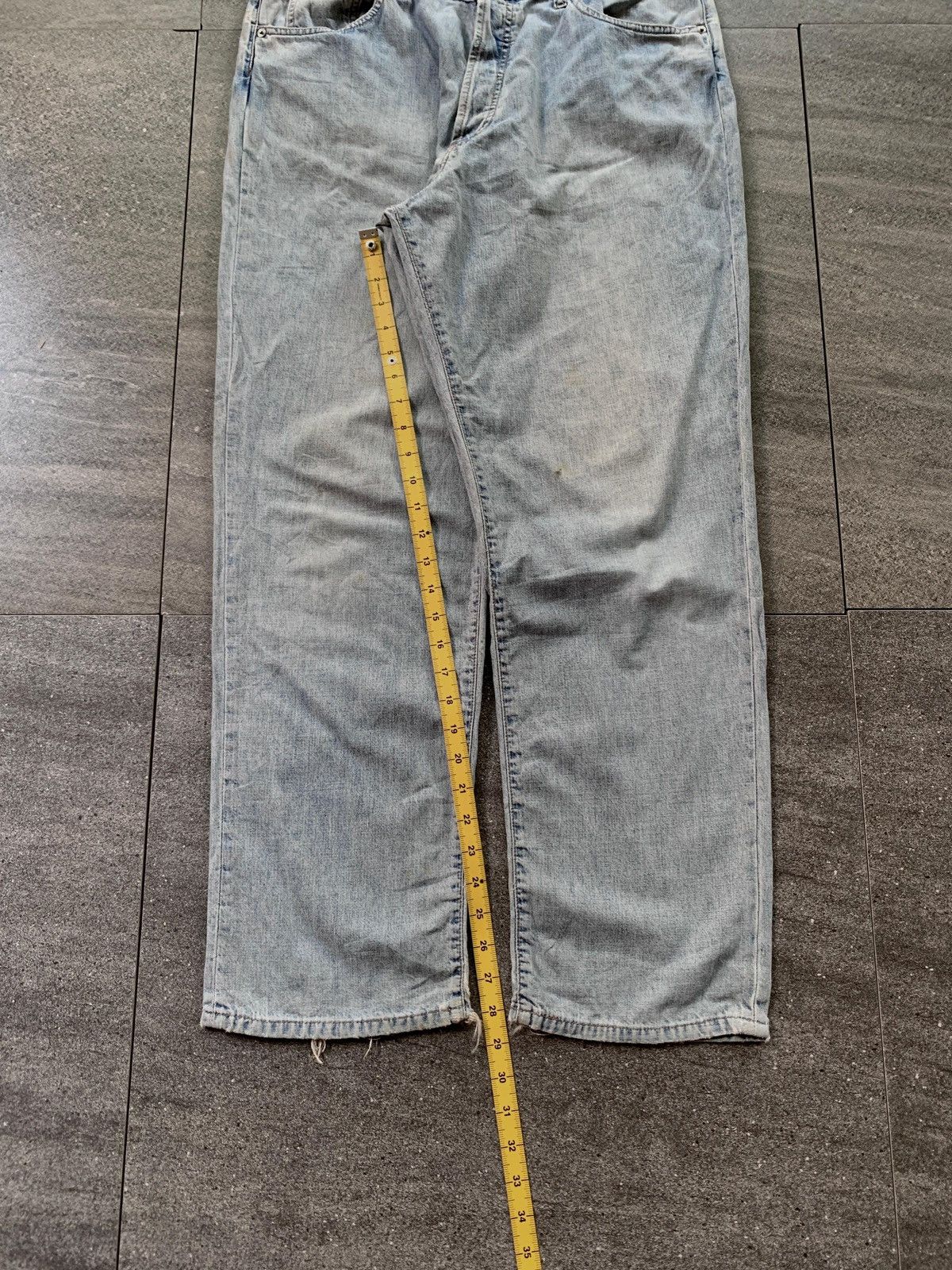 RRL Ralph Lauren FREE TAX! RRL Distressed Wash Denim Jeans Size US 34 / EU 50 - 17 Thumbnail