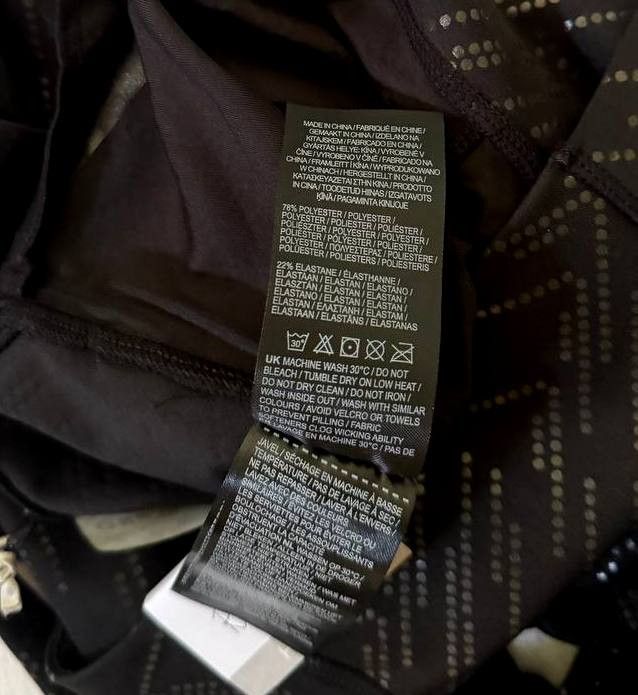 Other USA PRO HIGH TIGHT GEO GLOSS 10 S TIGHTS LEGGINGS Size 32" / US 10 / IT 46 - 5 Thumbnail