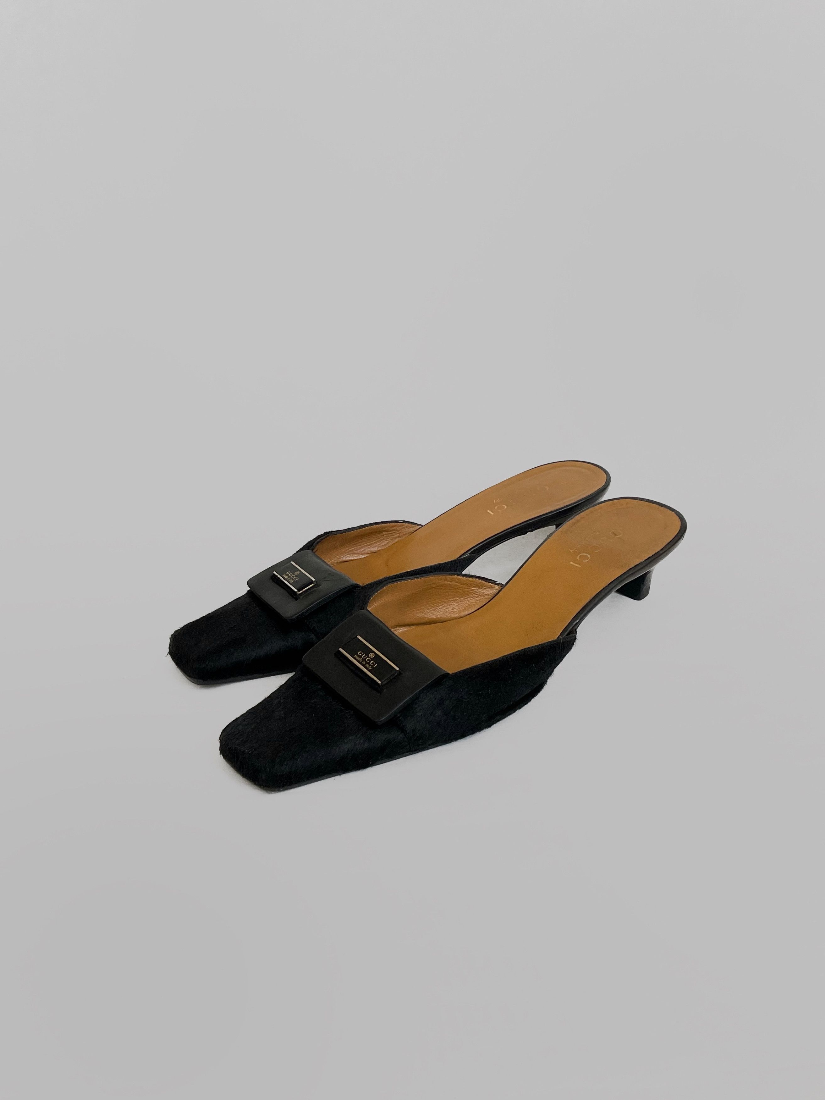Gucci Archive Gucci Tom Ford pony hair mules Size US 9 / IT 39 - 2 Thumbnail