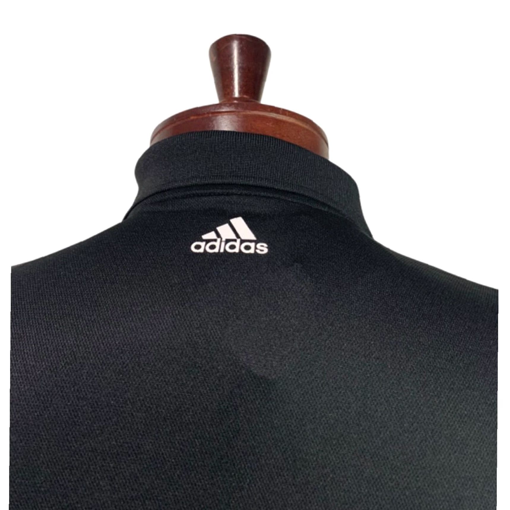 Adidas Adidas Shirt Mens Small Black Golf Polo A76 MCL Stripe Cuff Climalite Size US S / EU 44-46 / 1 - 7 Thumbnail