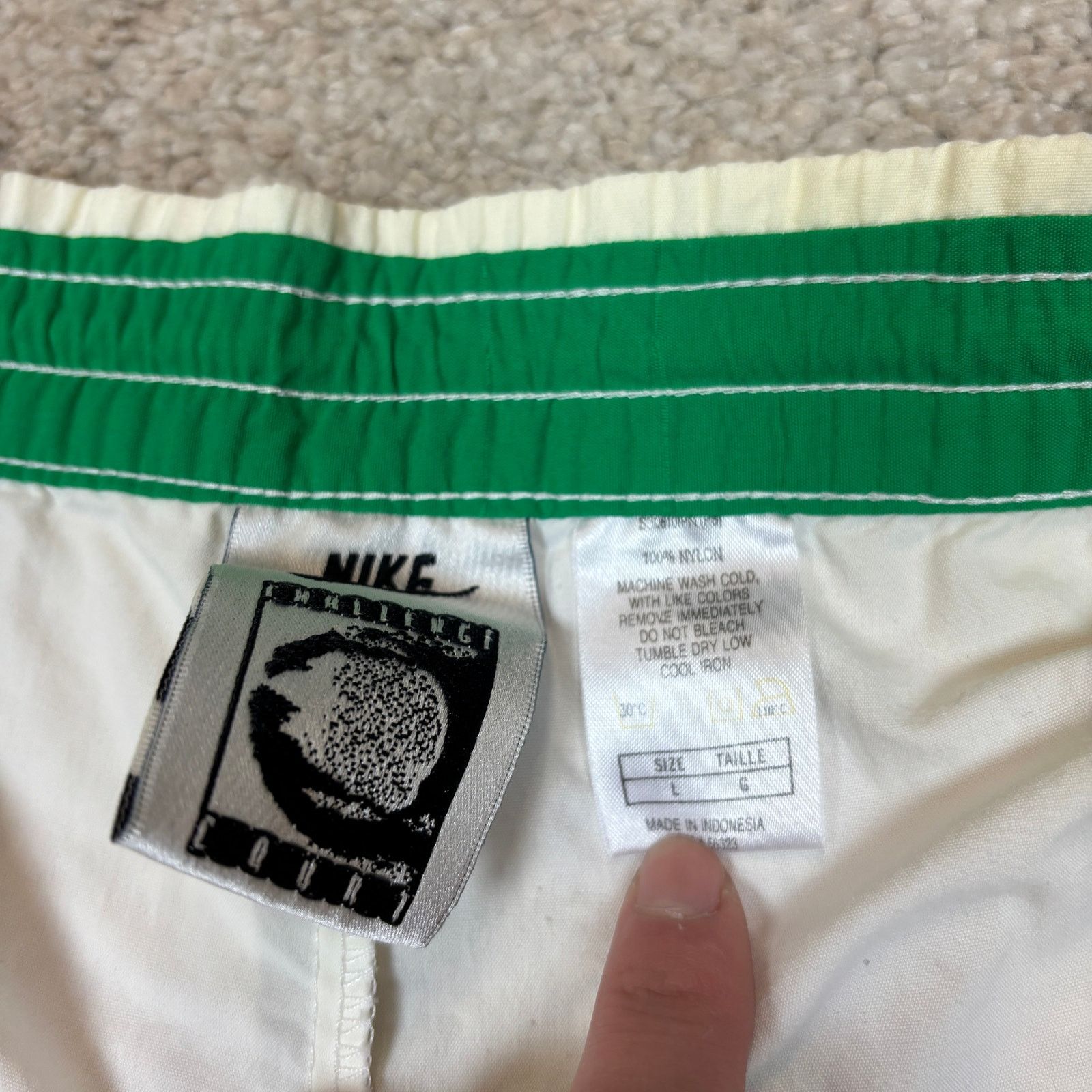 Nike VTG 90s Nike Tennis Shorts Challenge Court Men's L Agassi Size US 32 / EU 48 - 6 Thumbnail