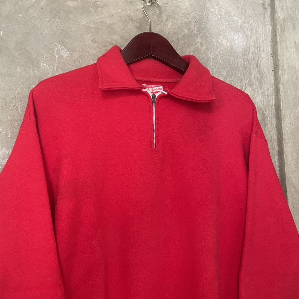 The Real McCoy's Vintage The Real Mccoy Heavyweight Sweathsirt Half Zip Size US M / EU 48-50 / 2 - 3 Thumbnail