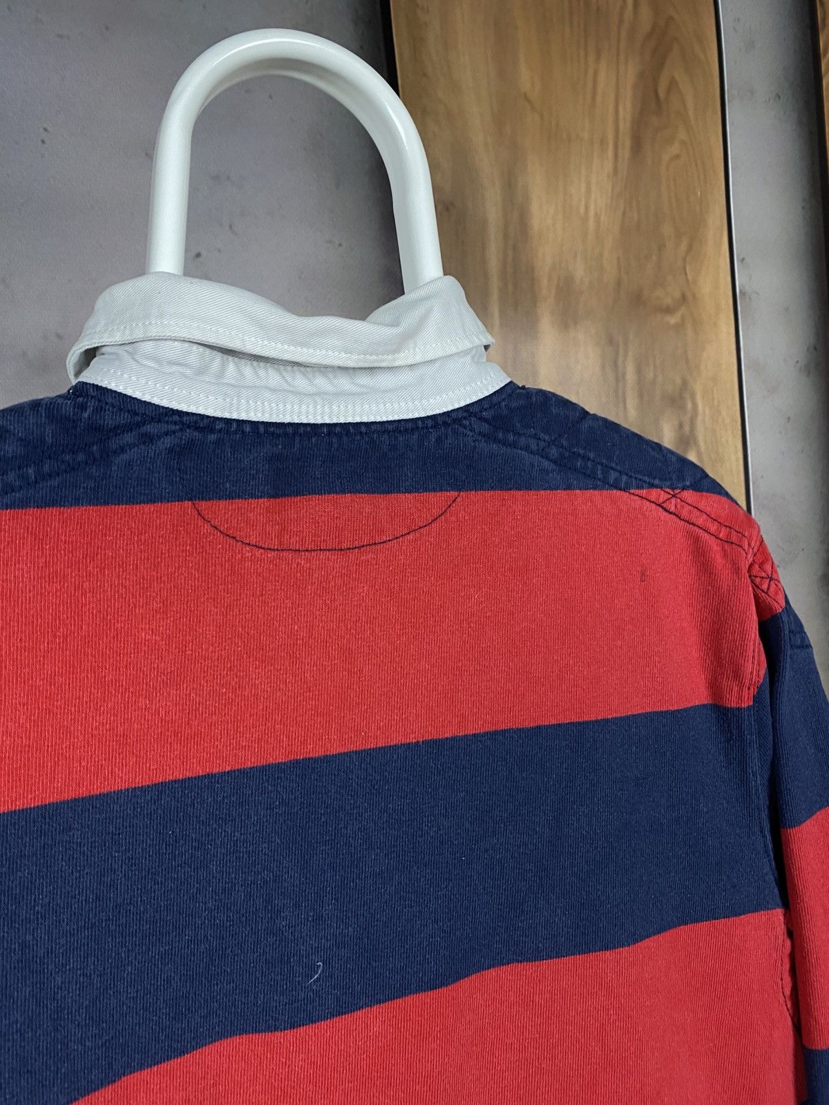 Polo Ralph Lauren 🎠Vintage 90s Sweatshirt Rugby Polo Ralph Lauren Striped Tee🎠 Size US M / EU 48-50 / 2 - 13 Thumbnail