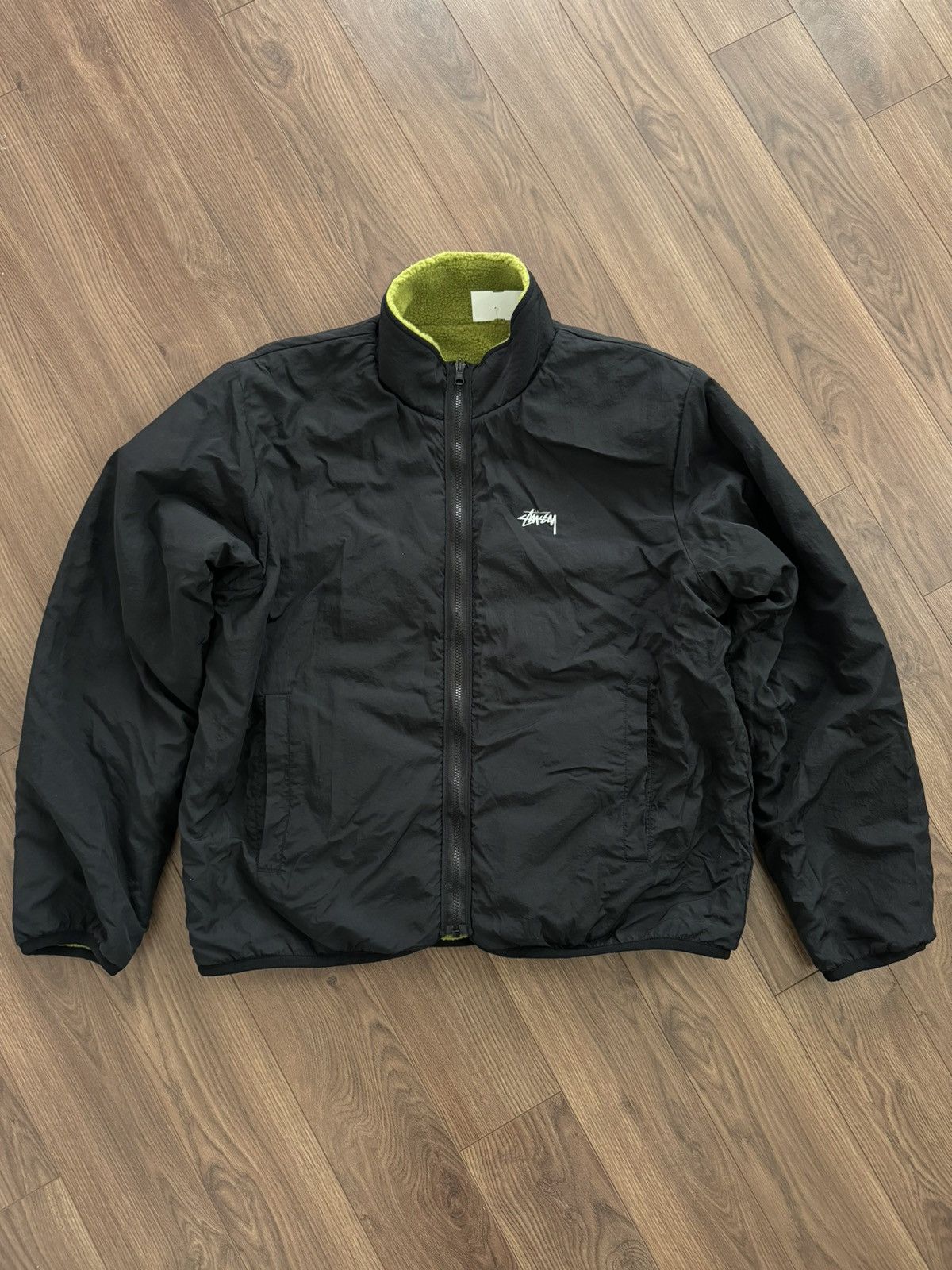 Stussy Stussy Sherpa Reversible Jacket 'Moss Green' Size US XL / EU 56 / 4 - 2 Thumbnail