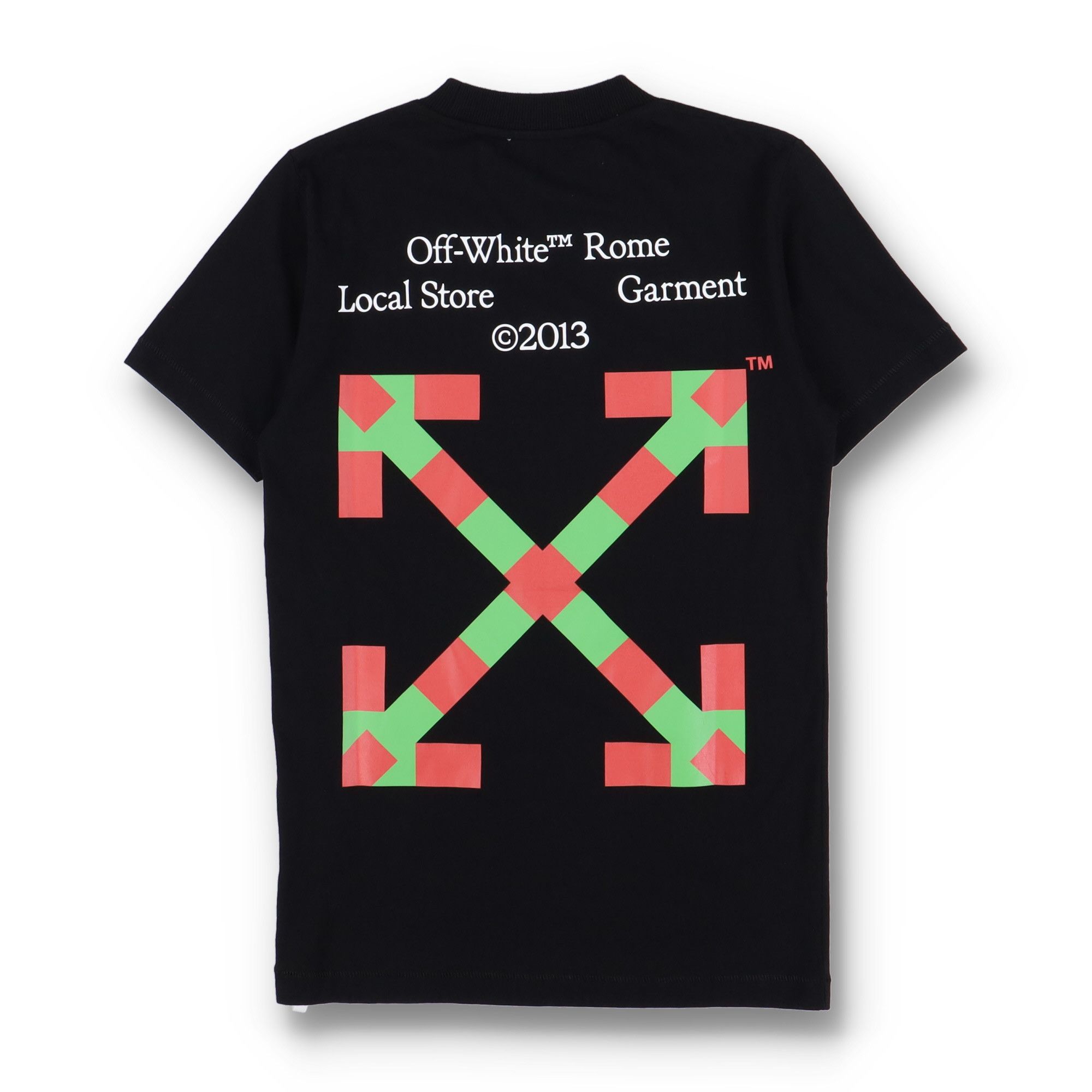 Off-White Black Rome Exclusive Arrows T-Shirt Size US XXS / EU 40 - 1 Thumbnail