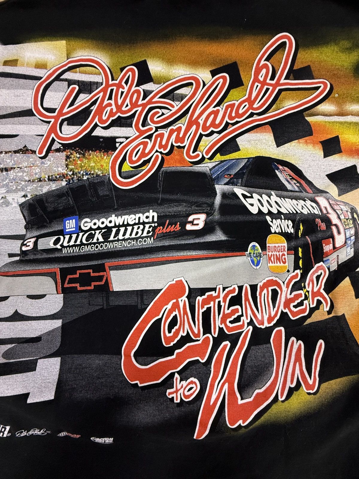 Chase Authentics Vtg Dale Earnhardt AOP Shirt Size US XL / EU 56 / 4 - 4 Thumbnail