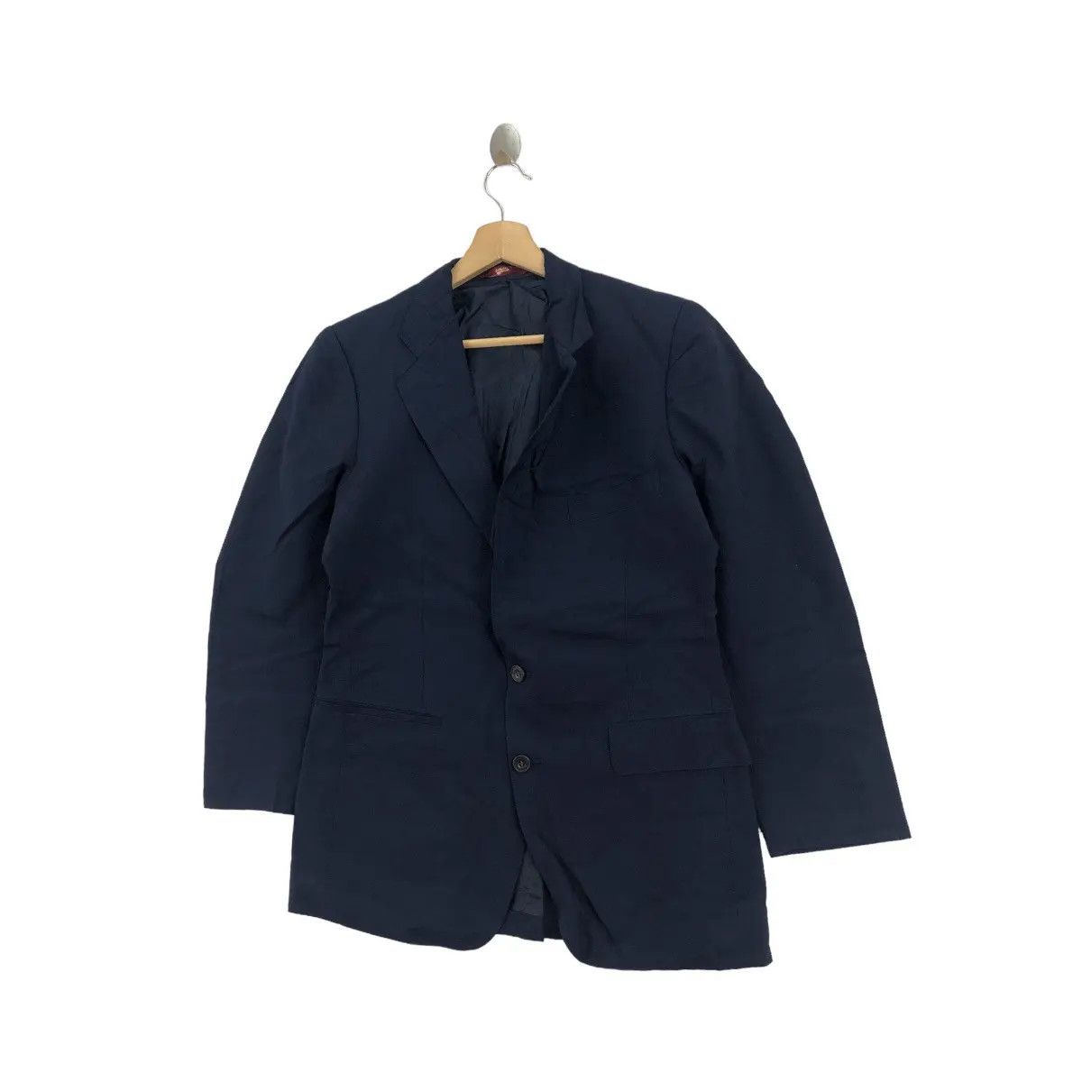 Chaps Ralph Lauren Vtg CHAPS RALPH LAUREN Polo Collection Blue Blazer Suit 2 Size 36R - 6 Thumbnail