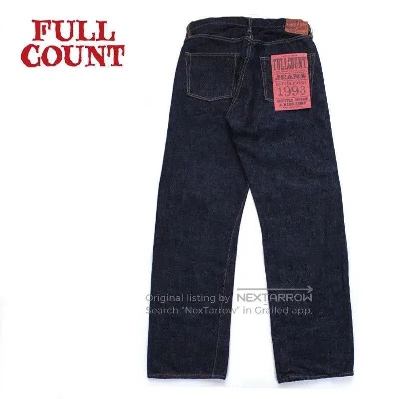 Full Count & Co. FULLCOUNT Wide Denim Trousers 13.7oz. Size US 36 / EU 52 - 5 Thumbnail