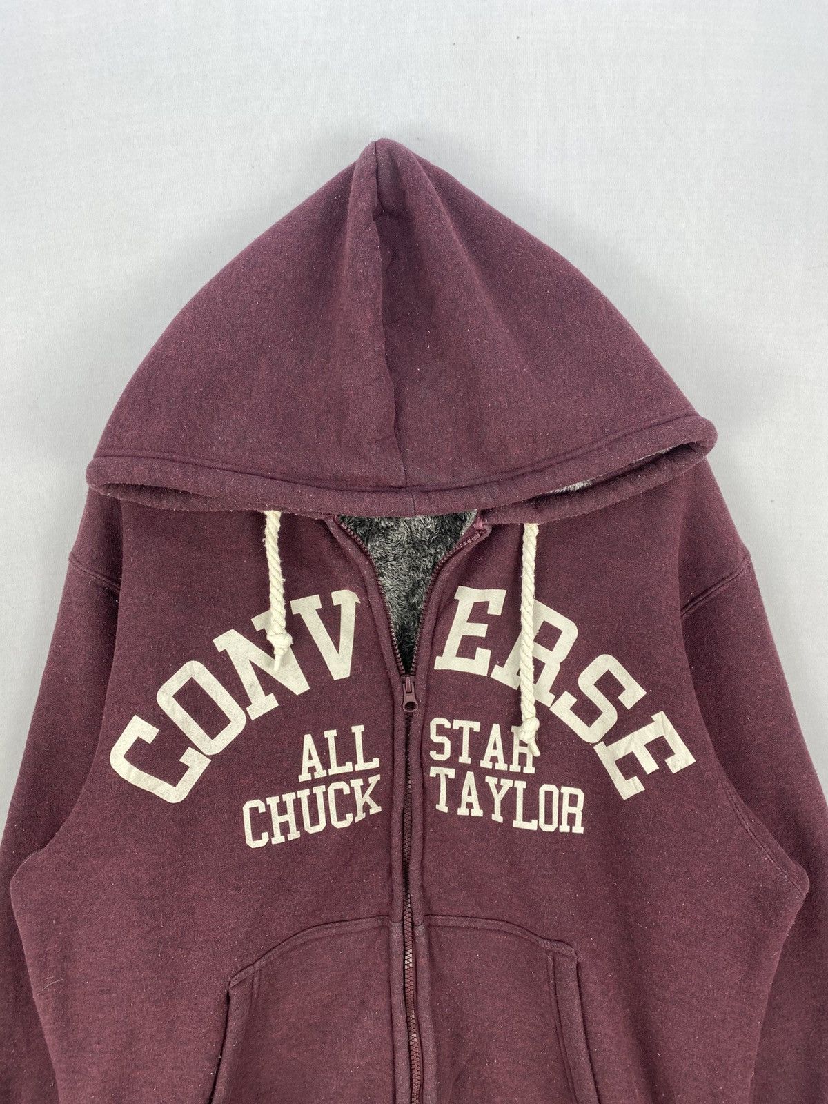 Converse Vintage Y2K Converse Allstar Lining Sherpa Hoodie Jacket Size US XXL / EU 58 / 5 - 7 Thumbnail