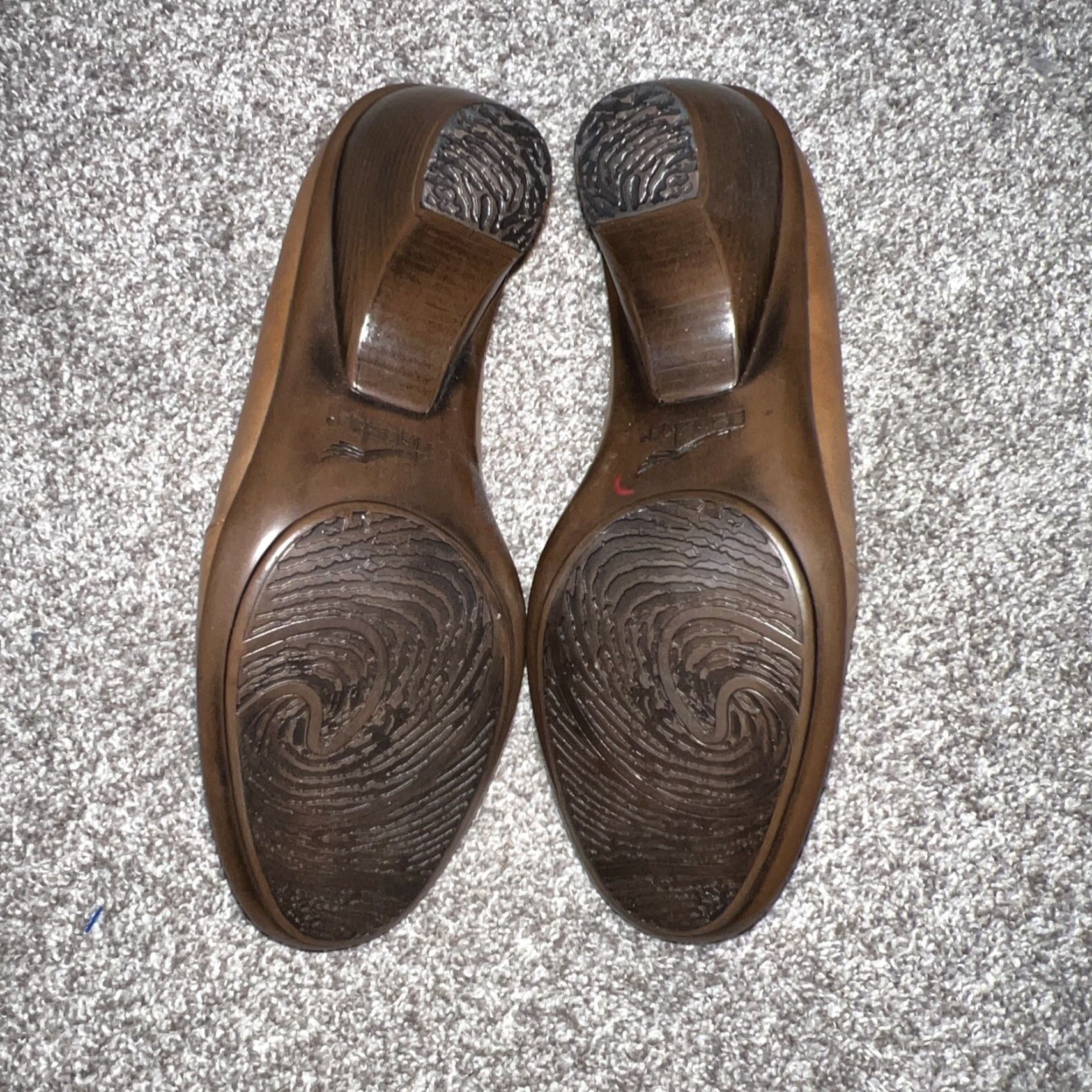 Dansko Dansko Leather Slip On Heels Womens Size 39 Brown Slip On 8.5 Women Shoes Brown Leather Dansko Heel Womens 39 Size US 8.5 / IT 38.5 - 4 Thumbnail