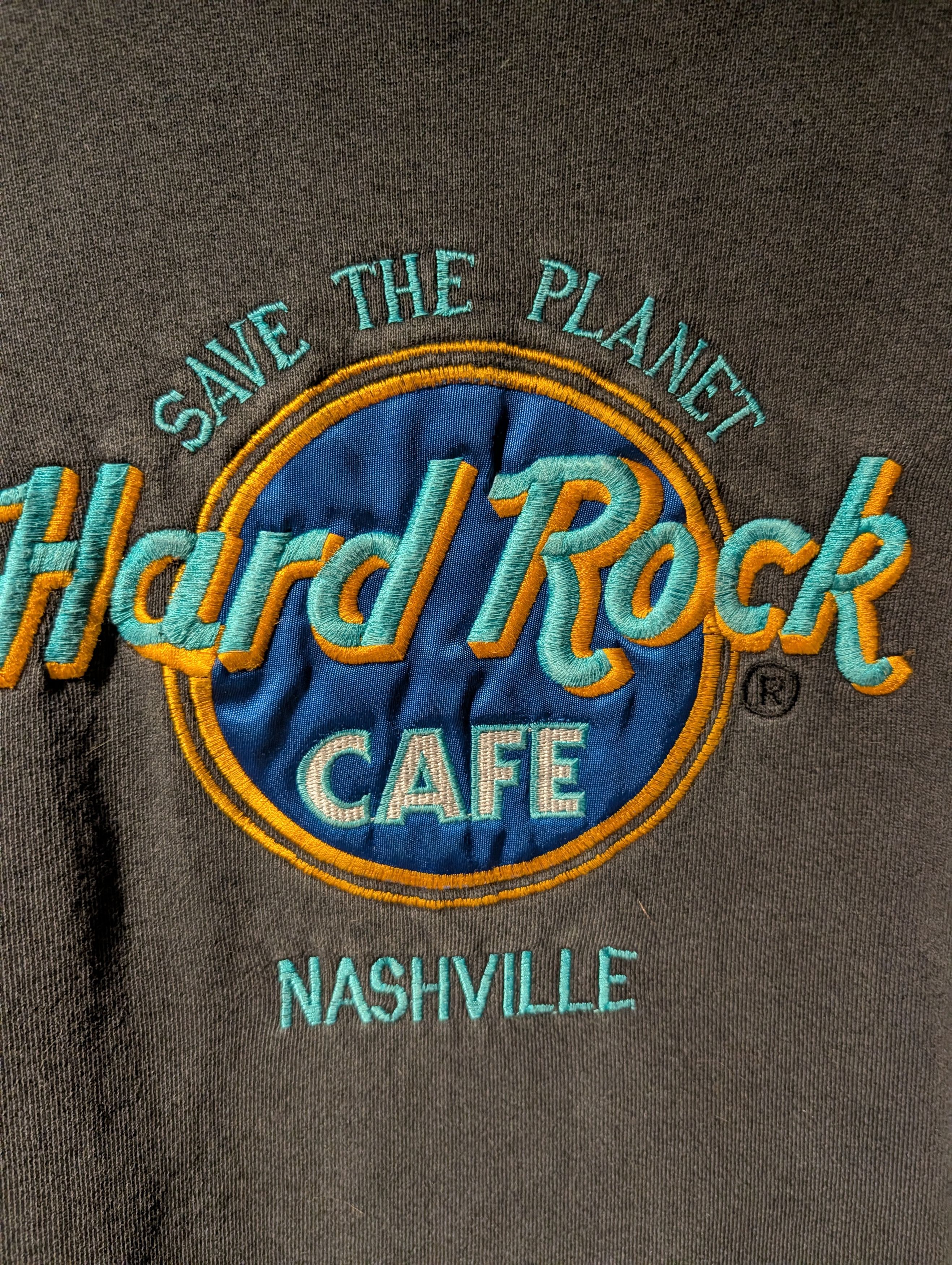 Hard Rock Cafe Vintage Hard Rock Cafe Nashville Save The Planet Sweatshirt Size US XL / EU 56 / 4 - 2 Thumbnail